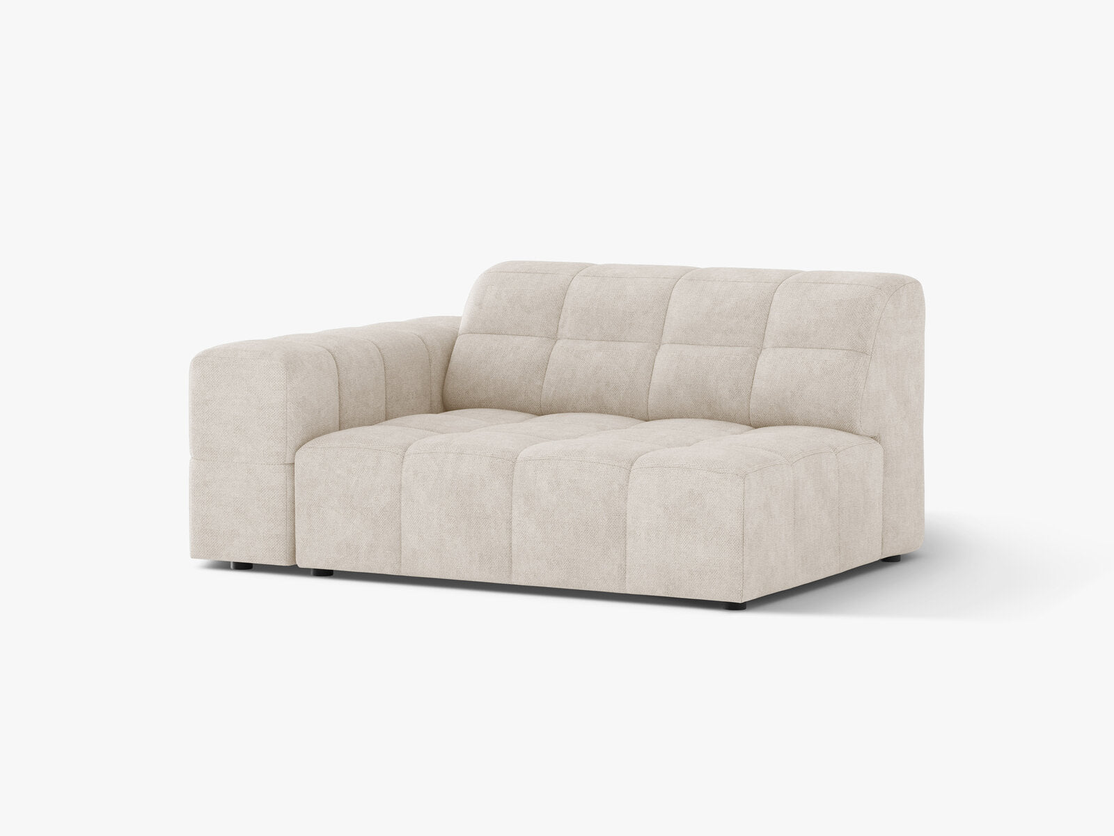 Micadoni Jennifer Sofamodul XL Links Chenille Eden Helles Beige