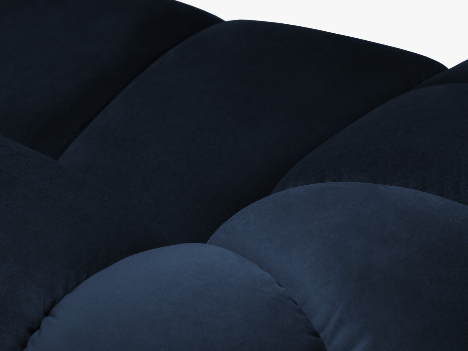 Micadoni Sofa Diana 3-Sitzer XL Samt Königsblau