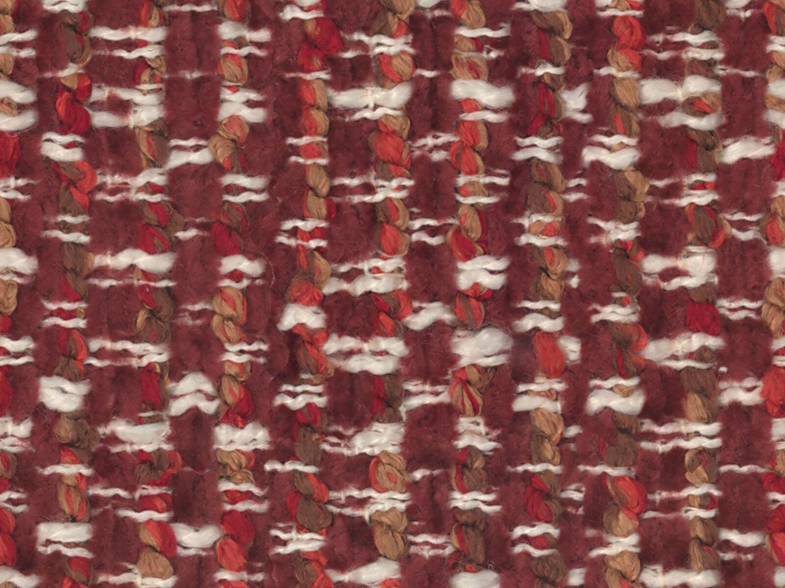 Micadoni Stauraumbett mit Kopfteil Solange Chenille Silencio Rot 160x200