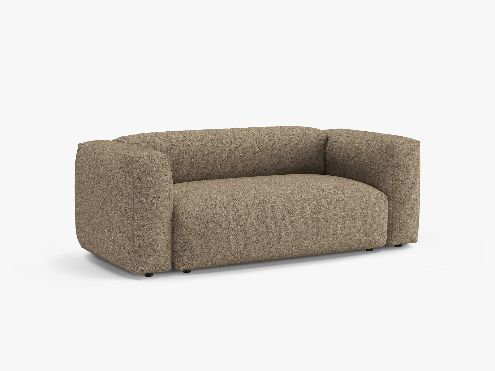 Micadoni Martina Sofa 2-Sitzer Boucle Monet Cappuccino