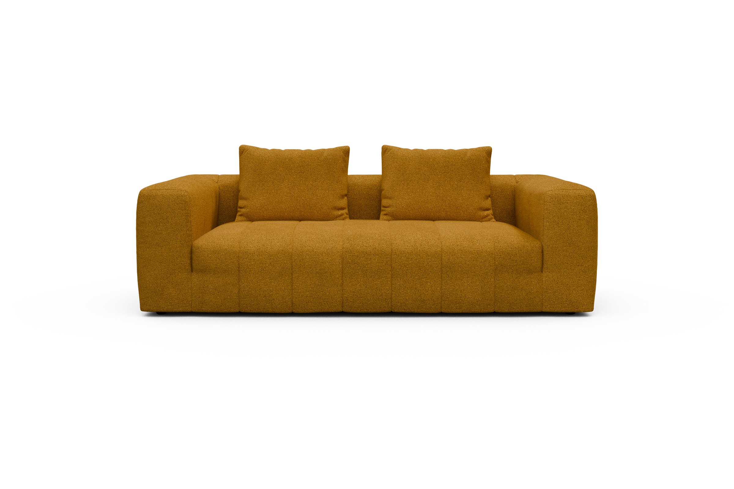 Hugo 3-Sitzer Boucle-Ochre moebelfaktor