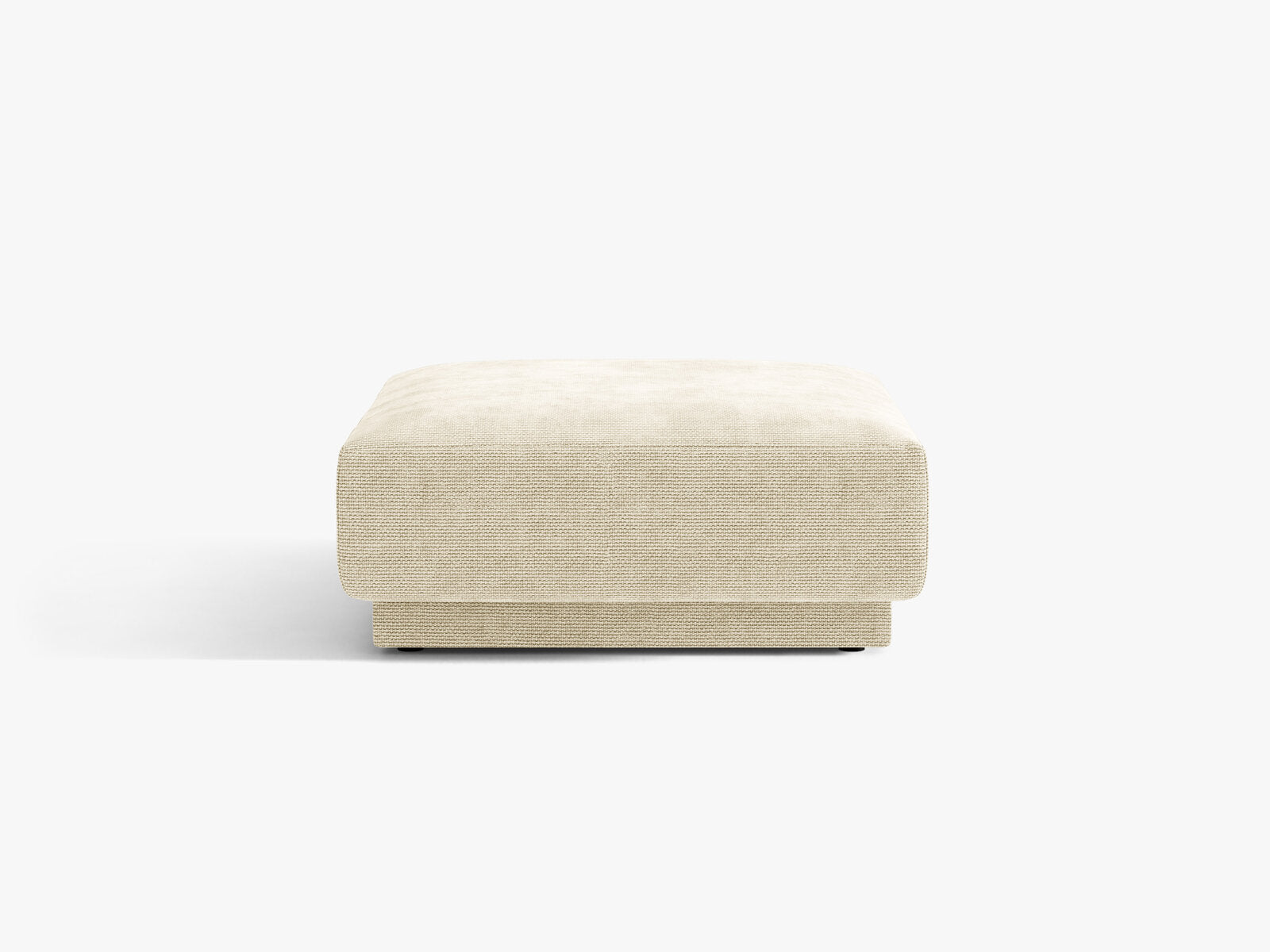Micadoni Hocker Miley 1-Sitzer Chenille Haga Helles Beige