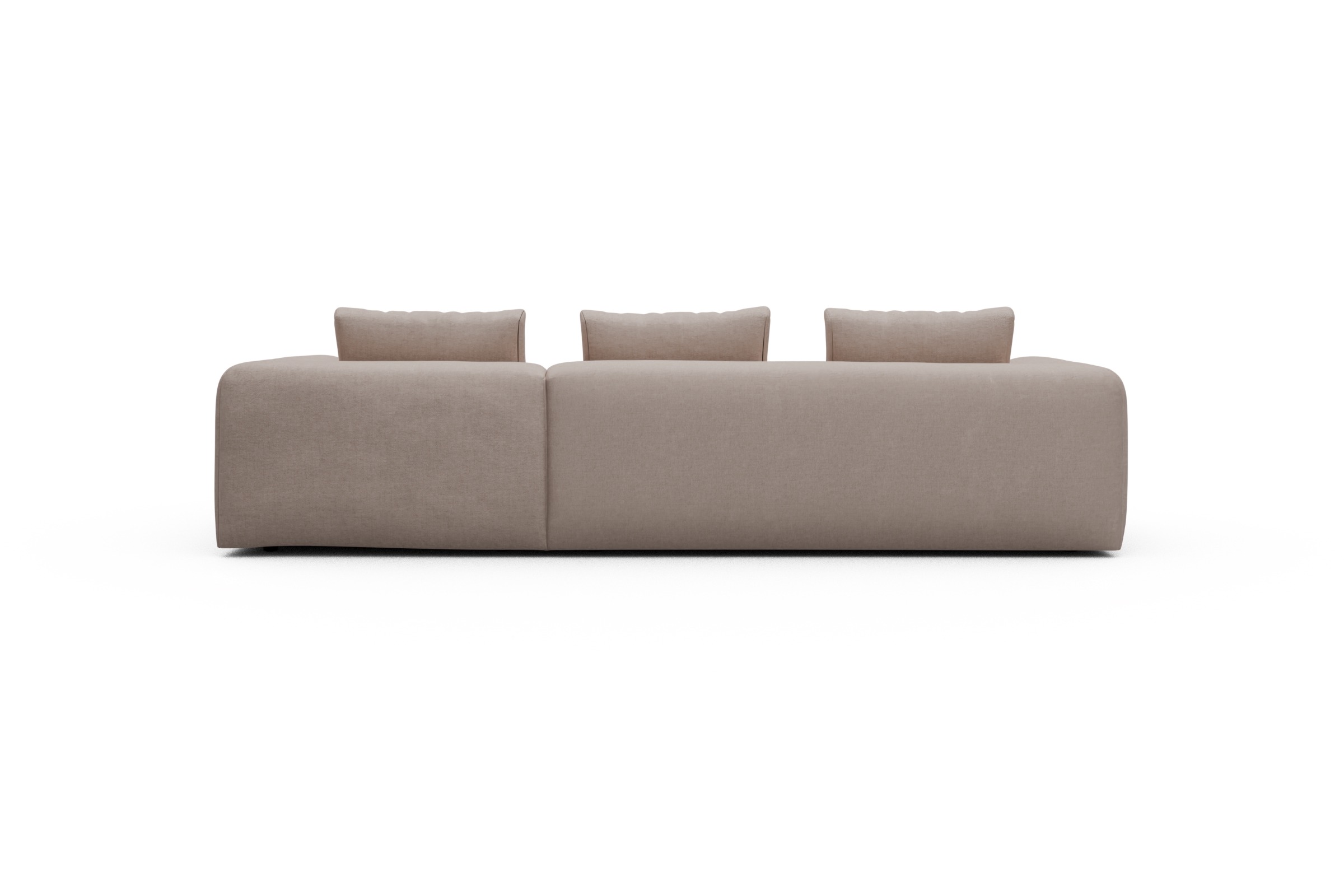 Ecksofa Fred Chaiselongue rechts mit 2,5-Sitzer Weda-Sand