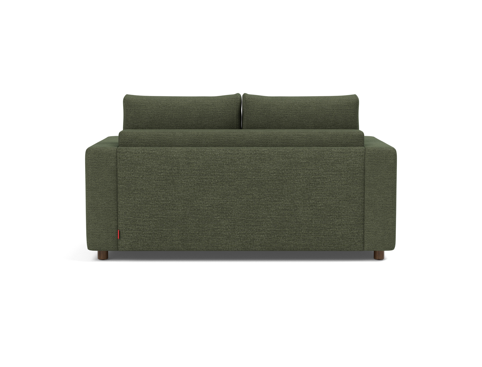 Schlafsofa Neah mit Standard-Armlehnen 140 Strukturierter Stoff Taura 353-Forest