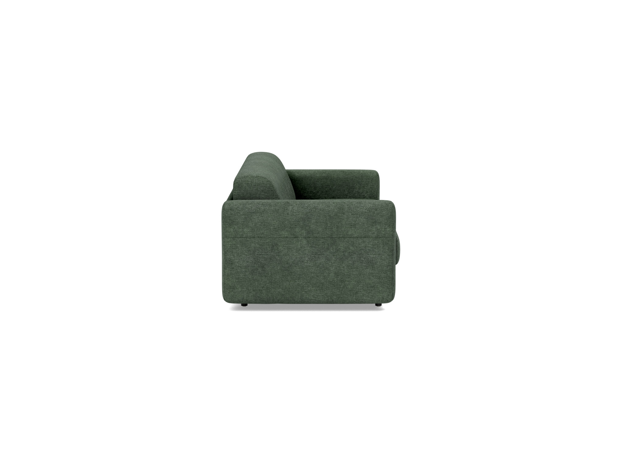 Schlafsofa Killian mit Memory-Matratze 160 Flachgewebe Avella 281-Pine-Green
