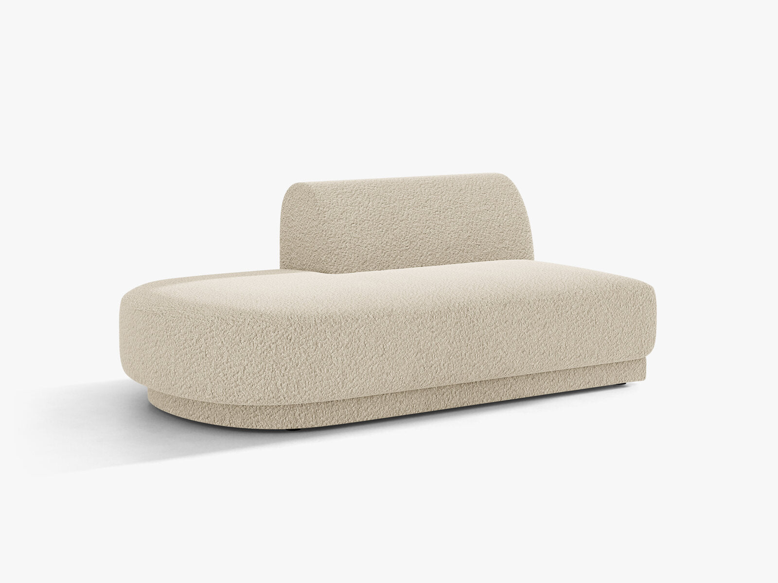 Micadoni 2-Sitzer Sitzmodul offen Miley Links Boucle Baloo Beige
