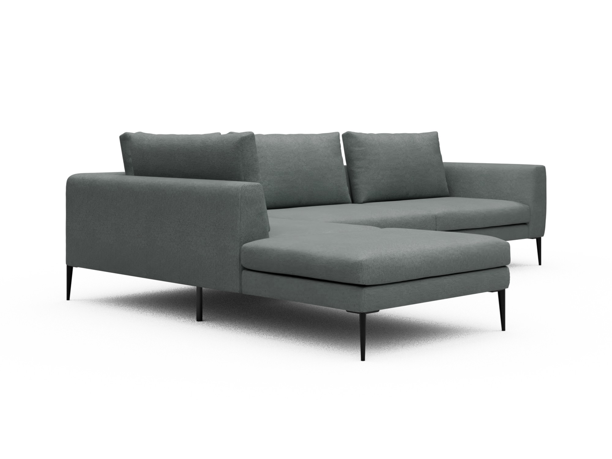 Skandi Home Ecksofa Paul Relax-Ecke links mit 3-Sitzer Denari-Soft-Grey moebelfaktor