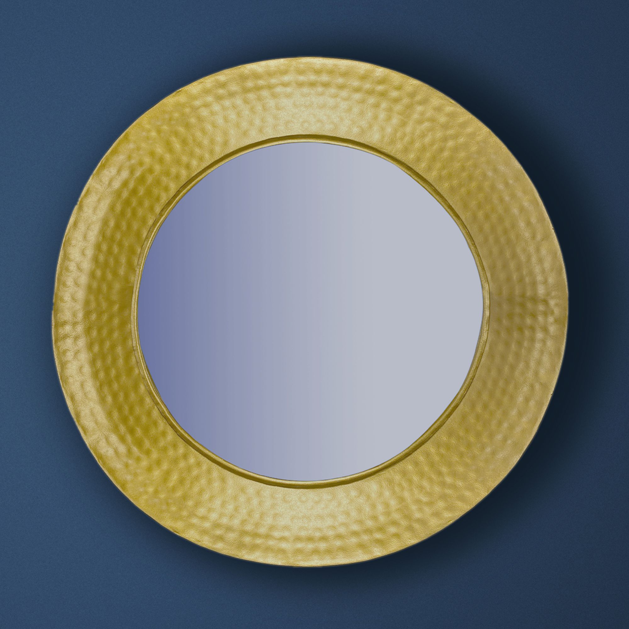 Wandspiegel Heidal Gold Ø 60 cm
