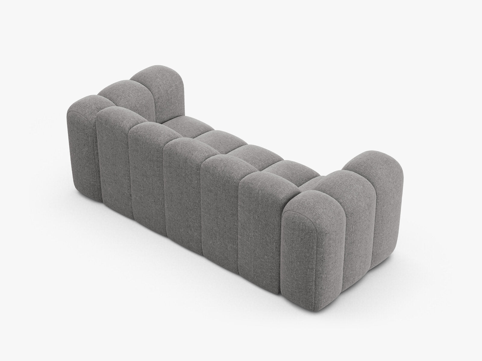 Micadoni Sofa Lupine 2-Sitzer Chenille Eden Hellgrau