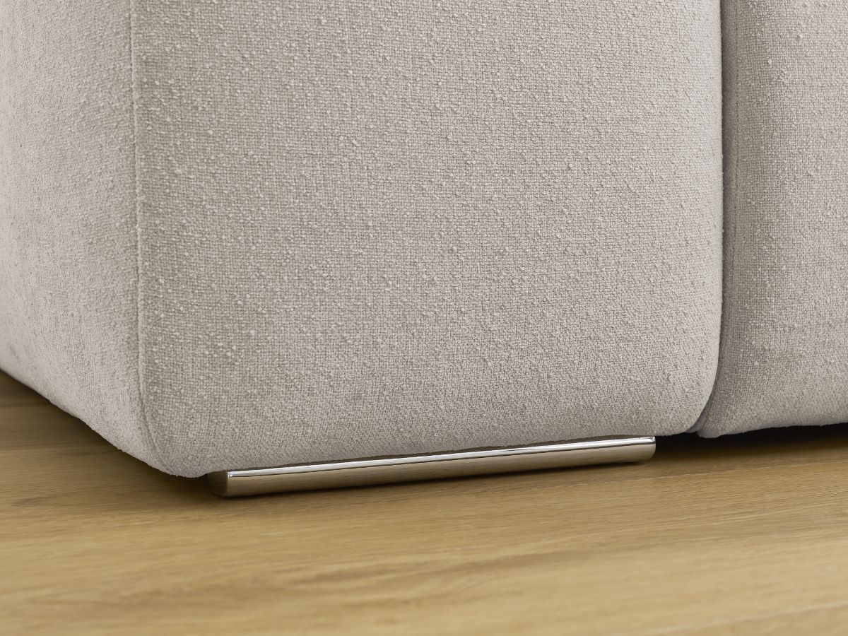 Bobochic Zephyr Sofa 2-Sitzer Strukturstoff Beige
