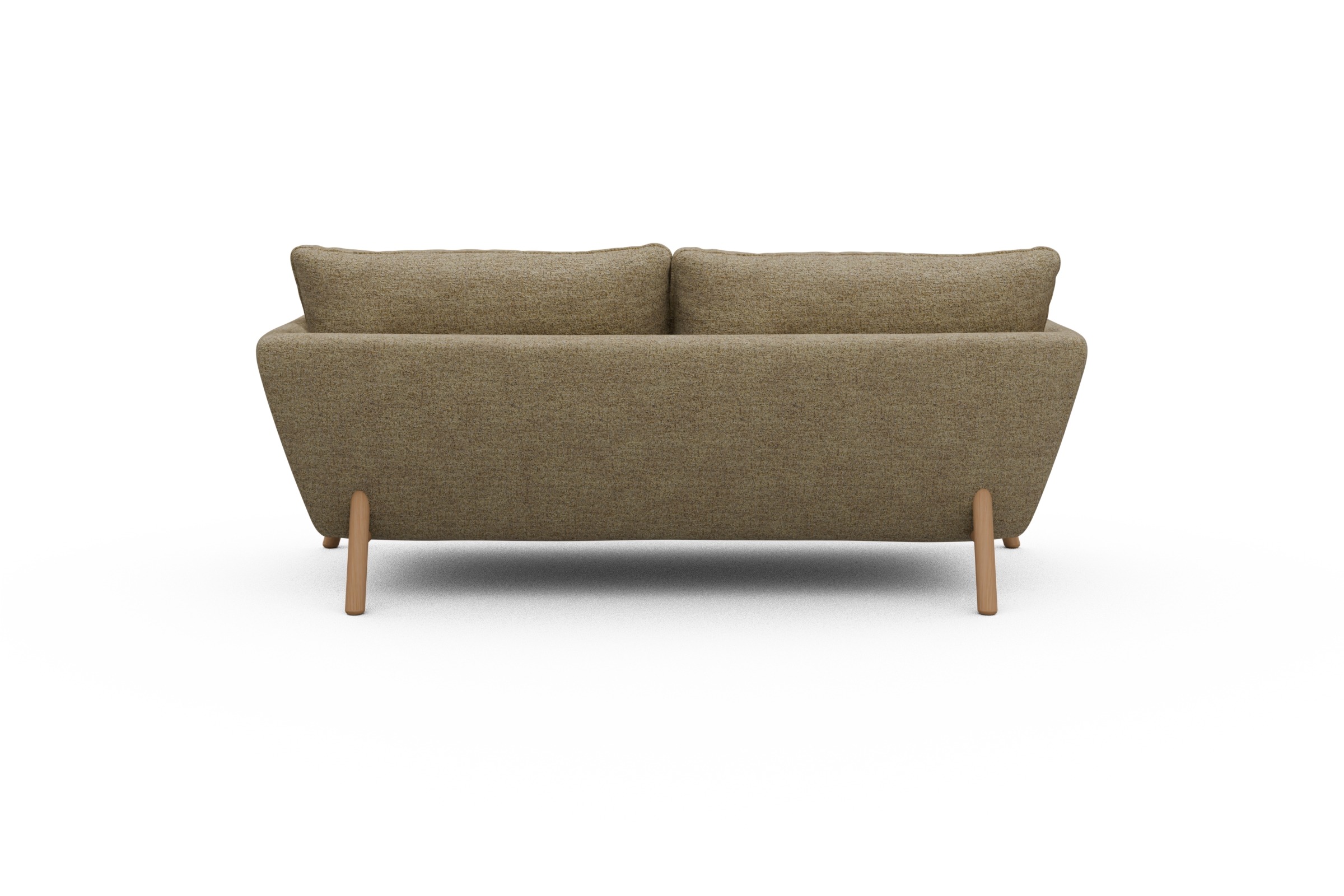 Sofa Emil 2-Sitzer Beinfarbe Eiche Natur Carreno-Silician-Yellow