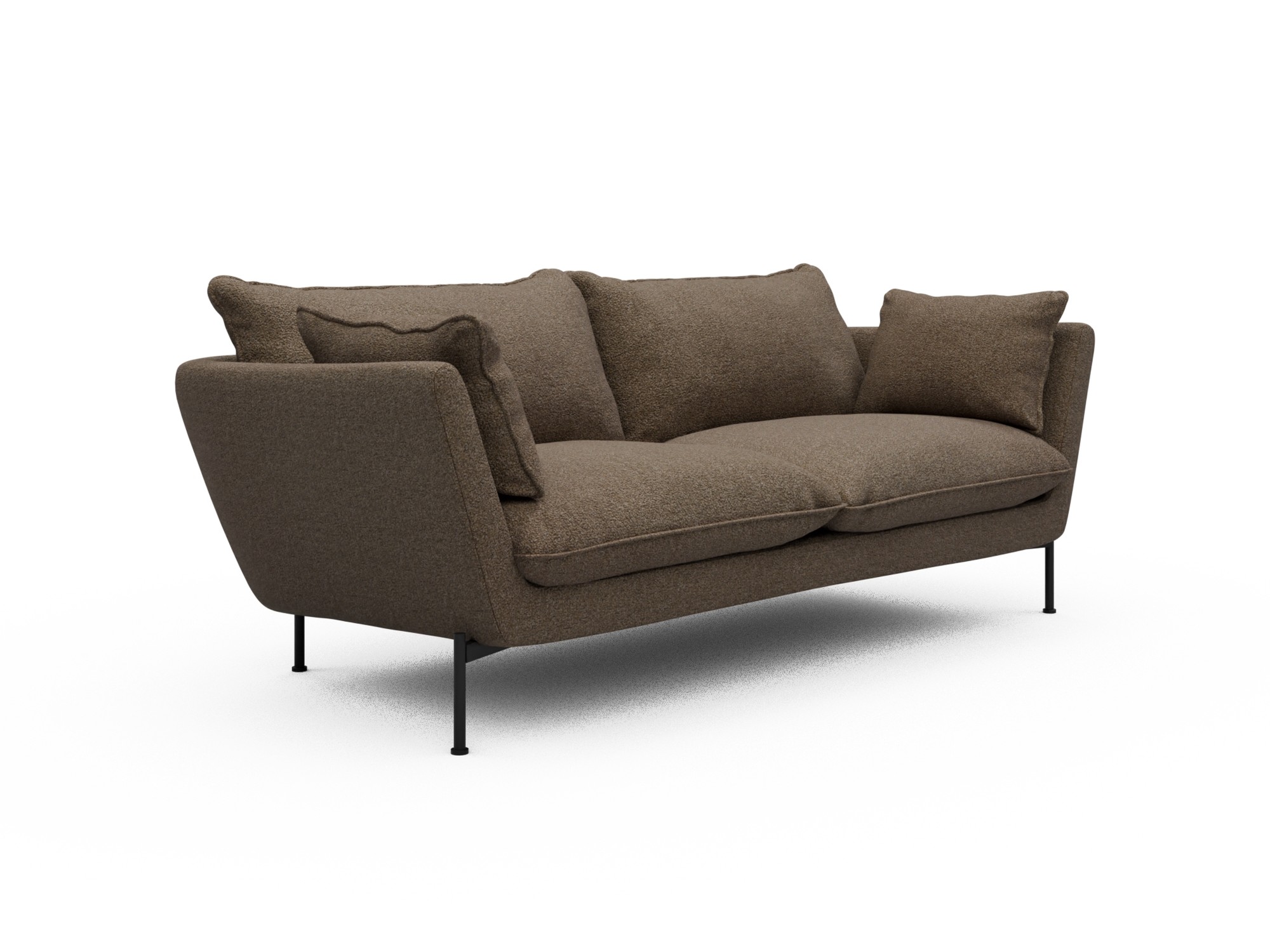 Skandi Home Sofa Anton Soft 2-Sitzer Aivi-Khaki-Brown moebelfaktor