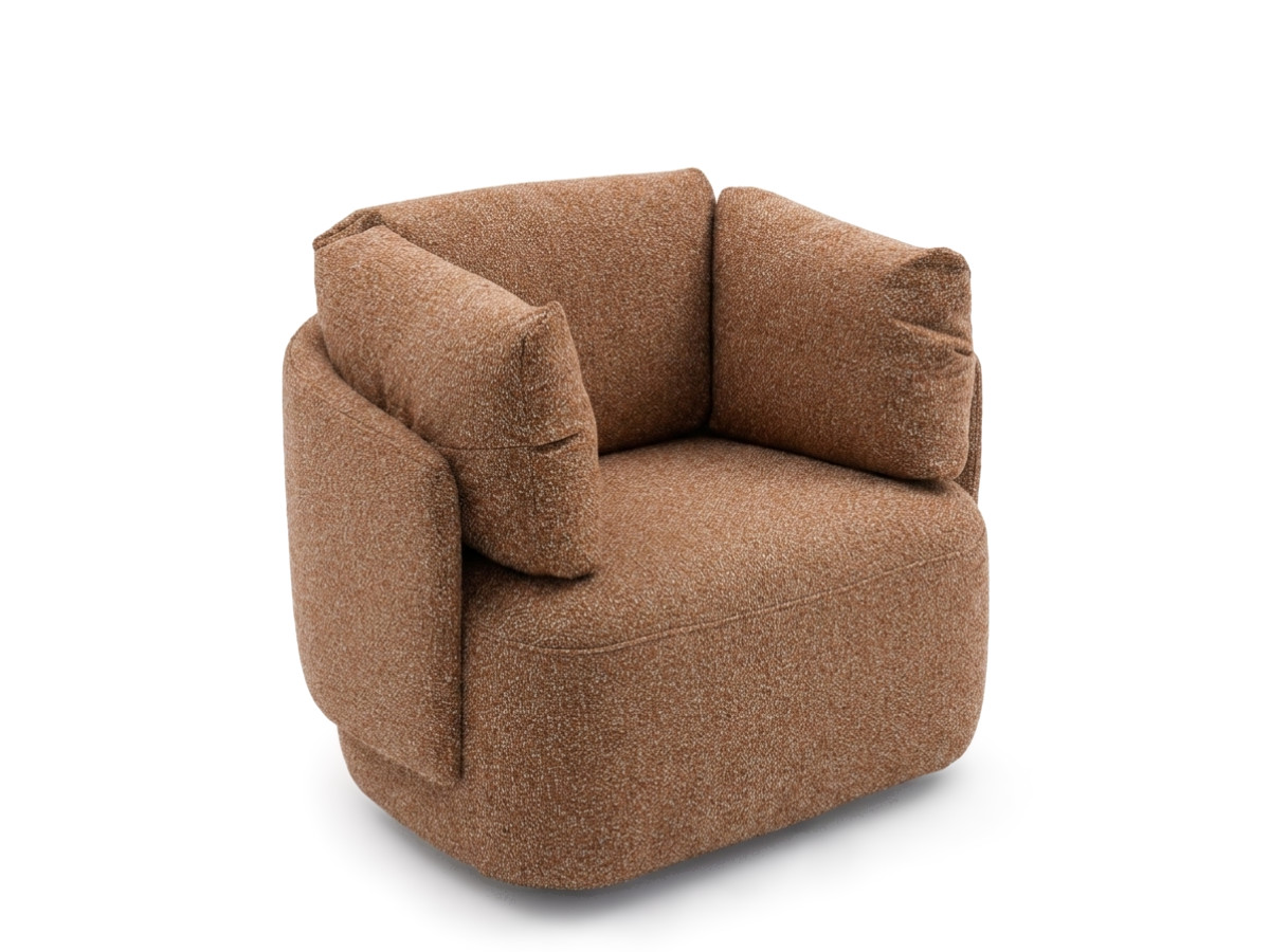 Bobochic Mario Sessel Melange-Stoff Orange
