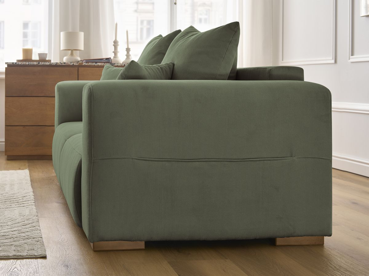 Bobochic Sidonie Sofa 2-Sitzer Cordsamt Grün