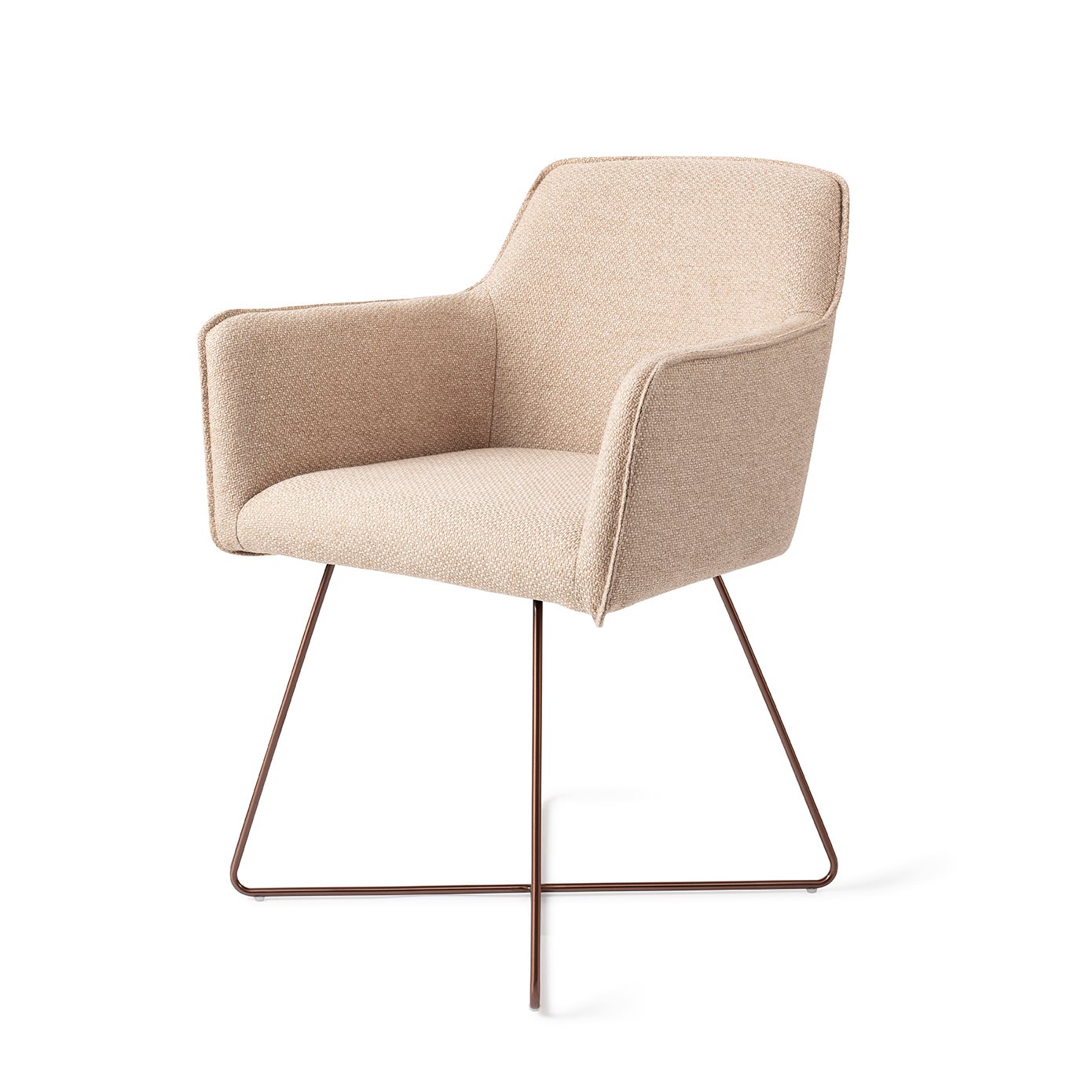 Jesper Home Esszimmerstuhl Hofu Wild-Walnut Cross Rosa