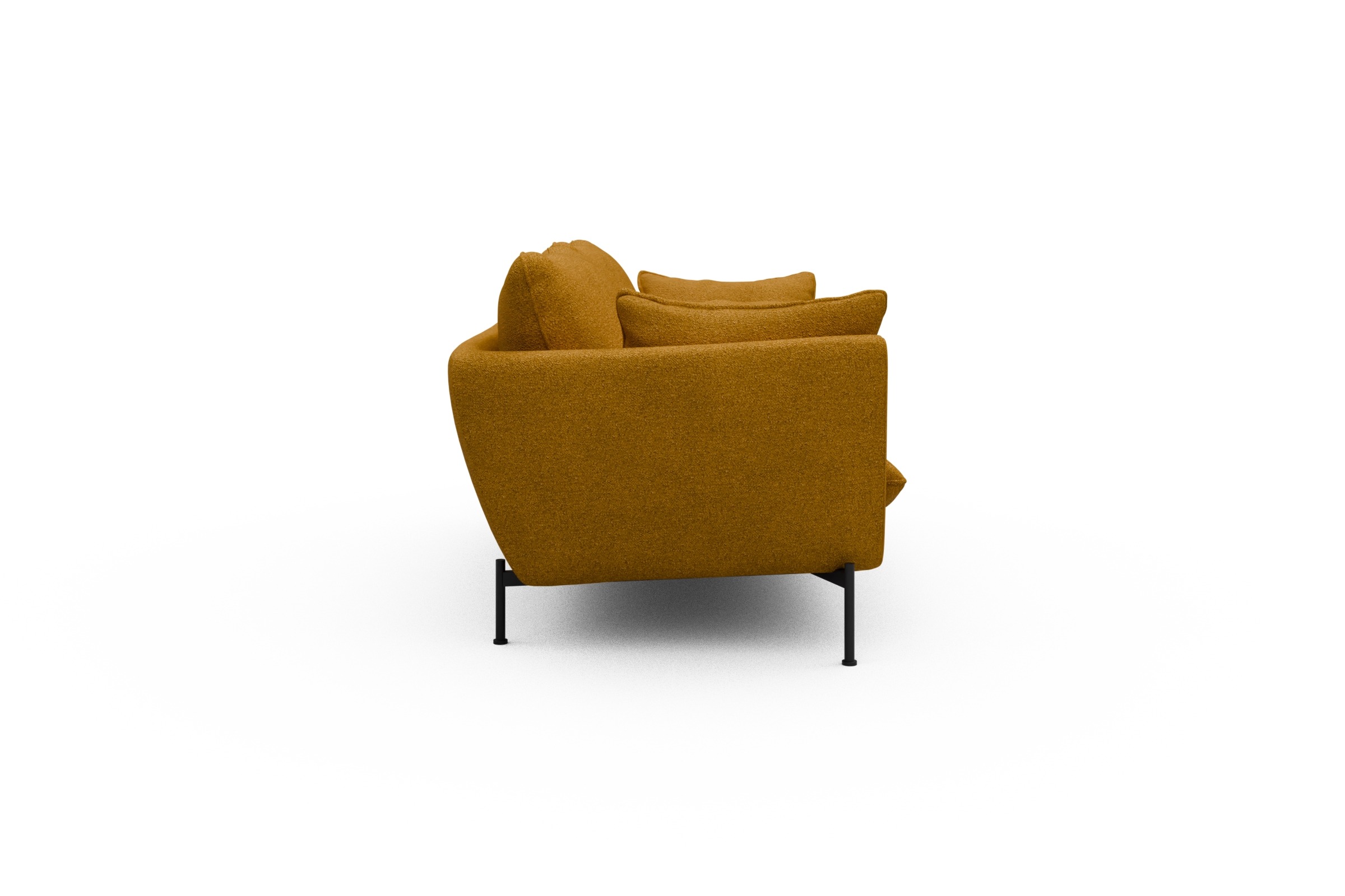 Sofa Anton 2-Sitzer Boucle-Ochre