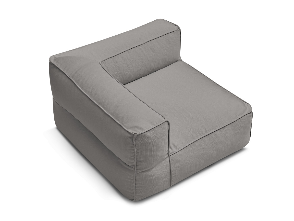 Bobochic Giulia Eckmodul Stoff Dunkelgrau