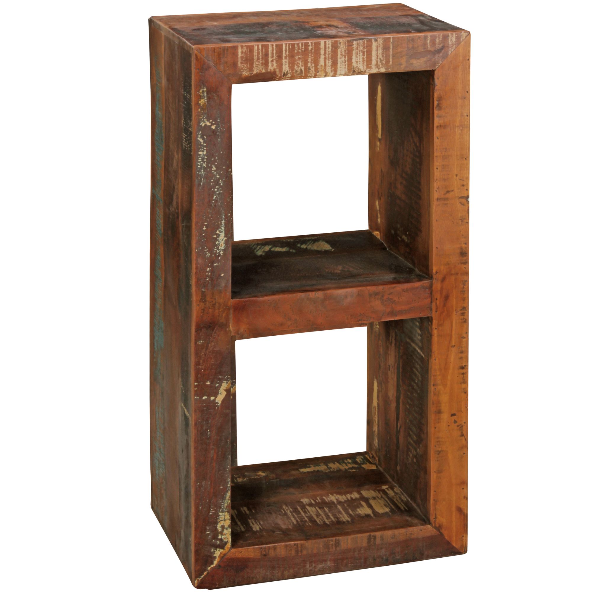 Standregal Jegindo Mango Massivholz Bunt 45 × 35 × 90 cm