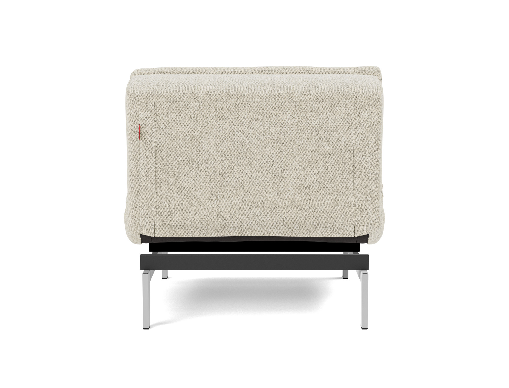 Sessel Dublexo Strukturierter Stoff Taura 357-Off-White Beine Chrom