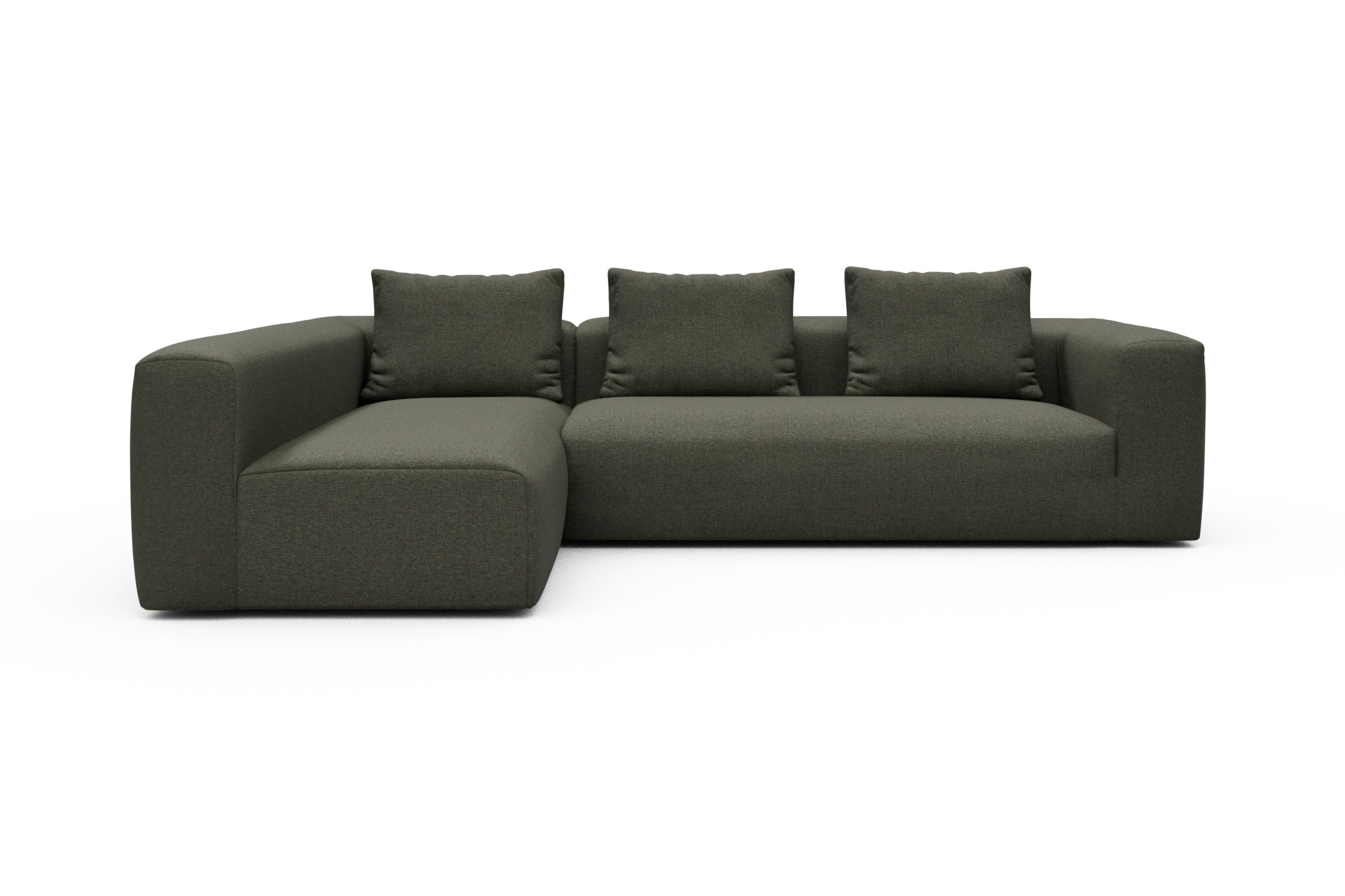 Skandi Home Ecksofa Fred 2x 2,5-Sitzer links offen Sama-Winter-Moss moebelfaktor