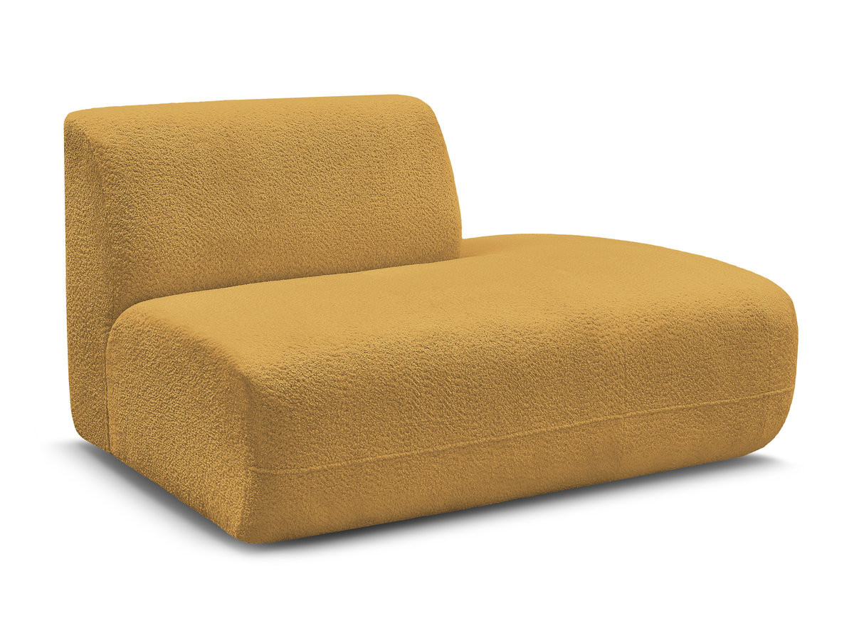 Bobochic Anda Sofamodul 2-Sitzer Chenille Gelb Ecke rechts