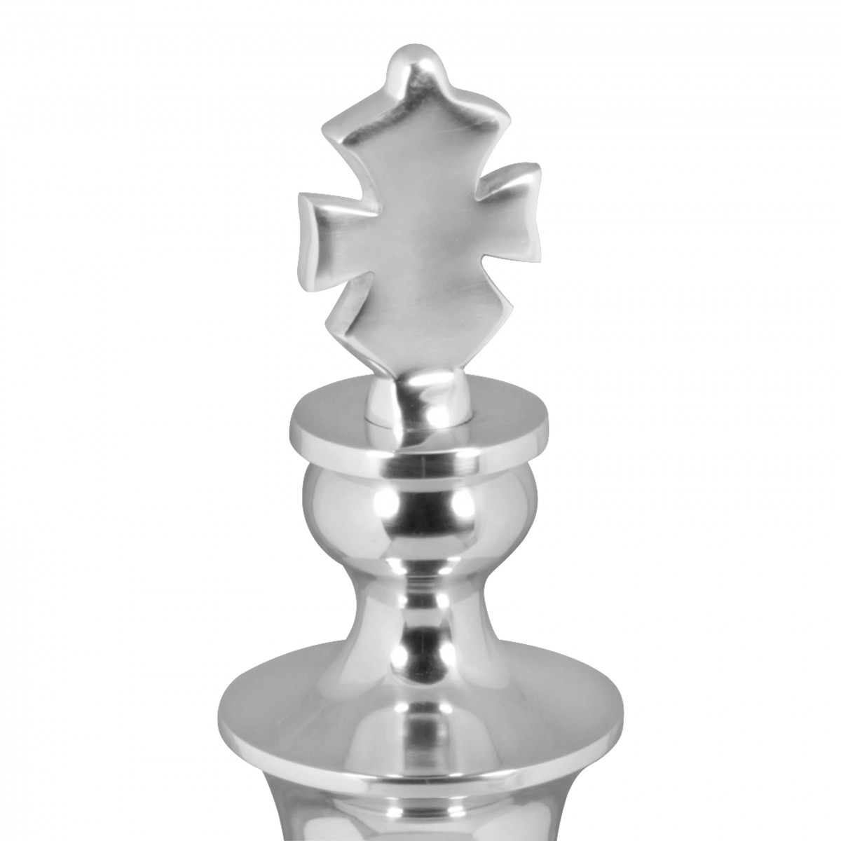 Skulptur Oppdal Aluminium Silber