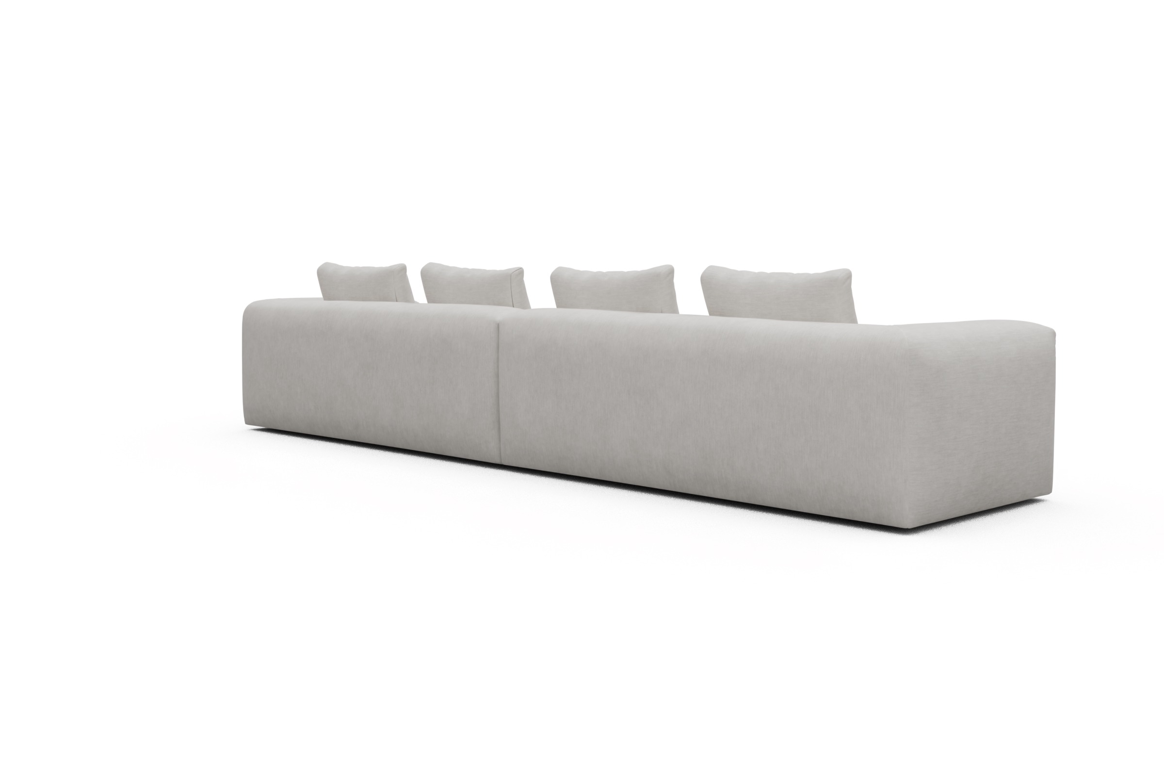 Sofa Modulares XXL Sofa Fred 5-Sitzer Vivus-Dusty-Off-White