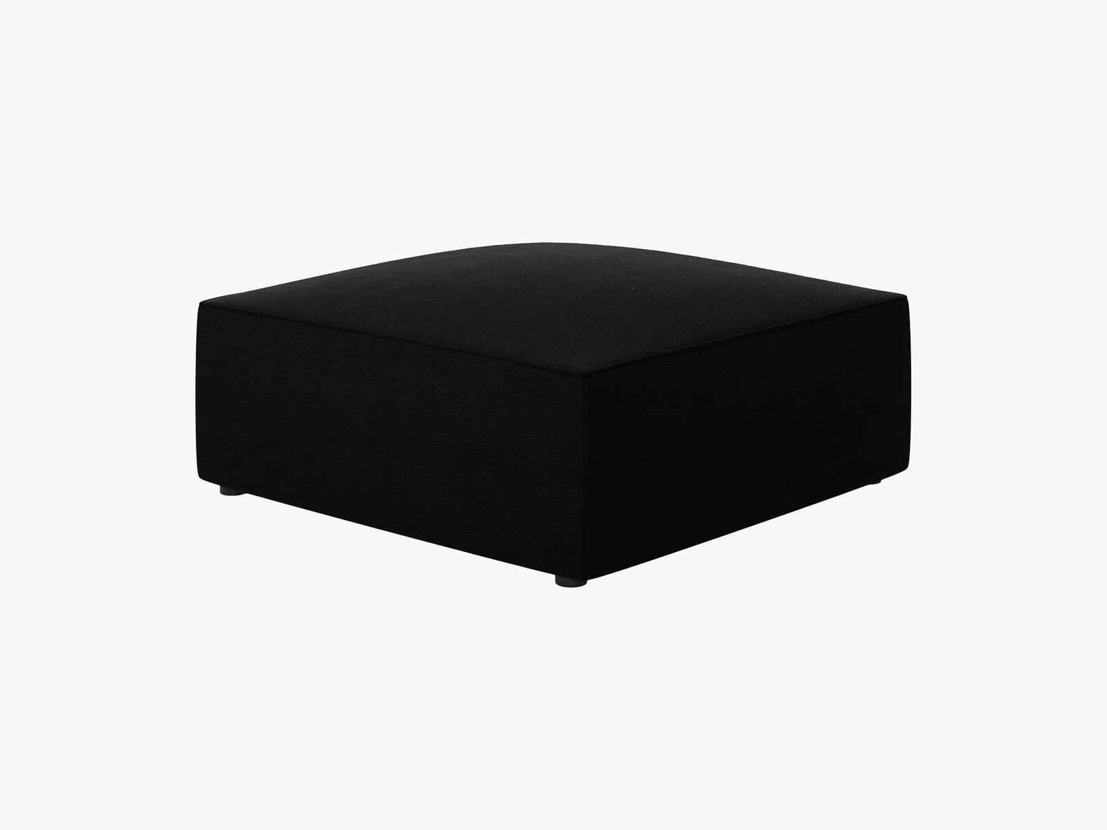 Micadoni Hocker Ruby 1-Sitzer Samt Salvador Schwarz