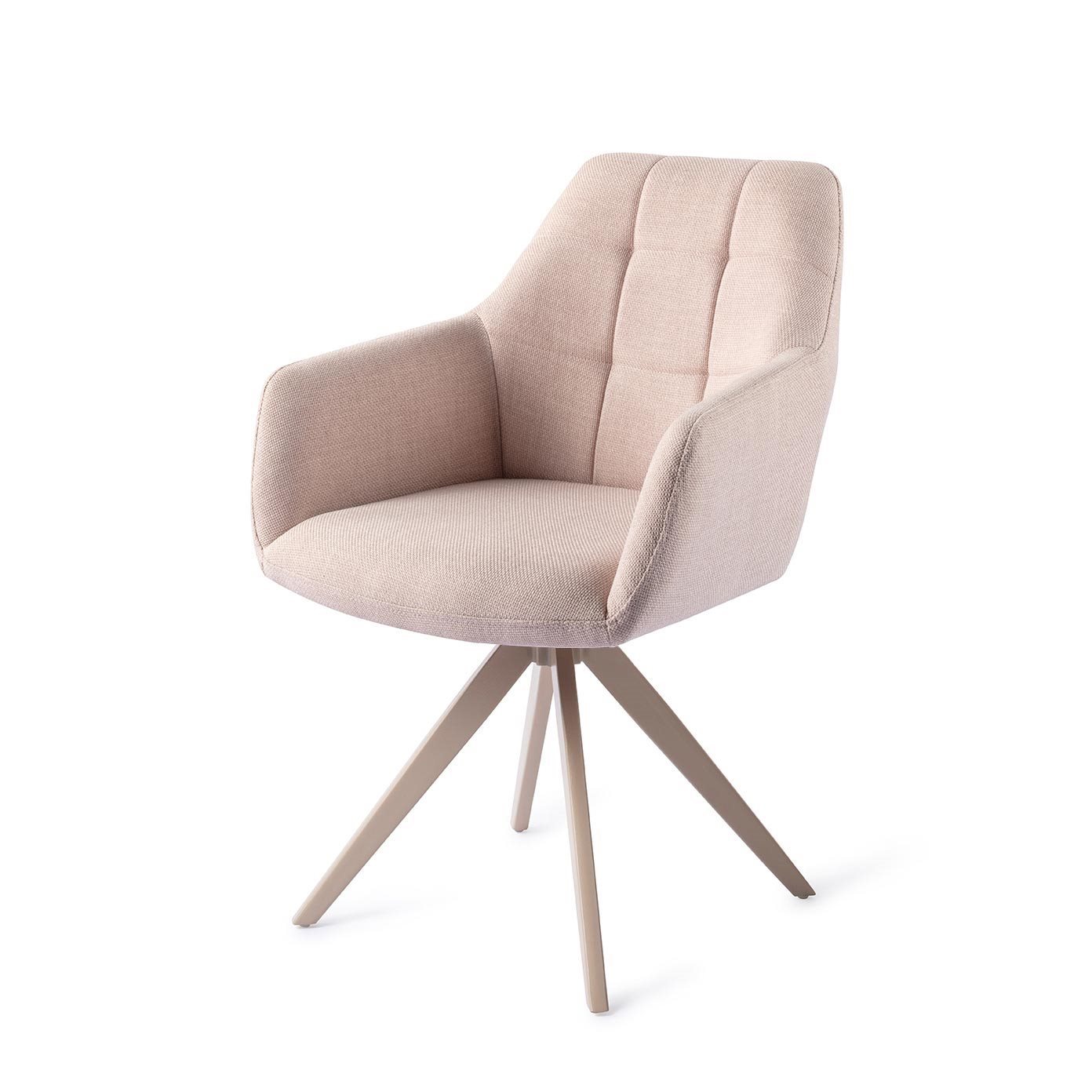 Jesper Home Esszimmerstuhl Noto Petal-Pink Turn Beige