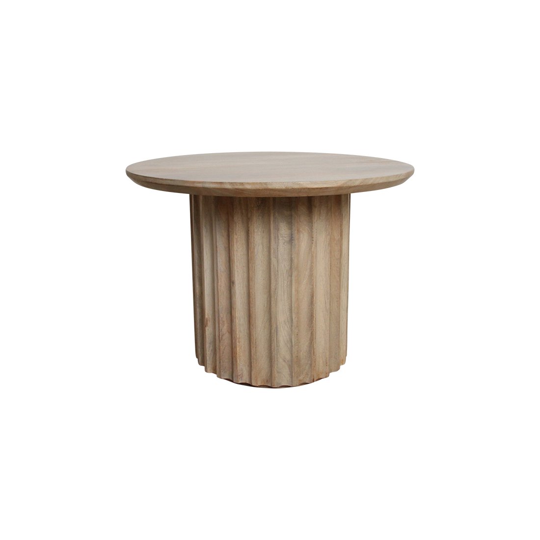 Raw Materials Bullnose Beistelltisch Reversed Natur Ø 55cm