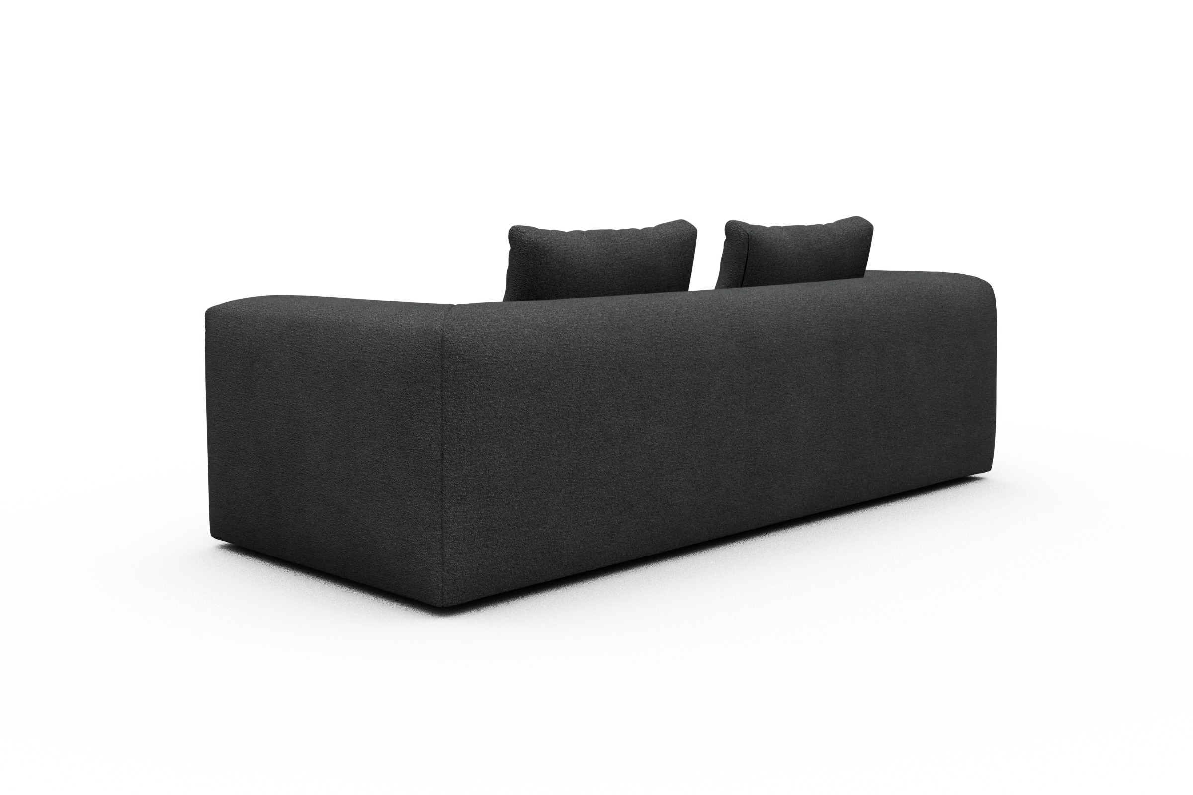 Sofa Fred 3-Sitzer Boucle-Charcoal
