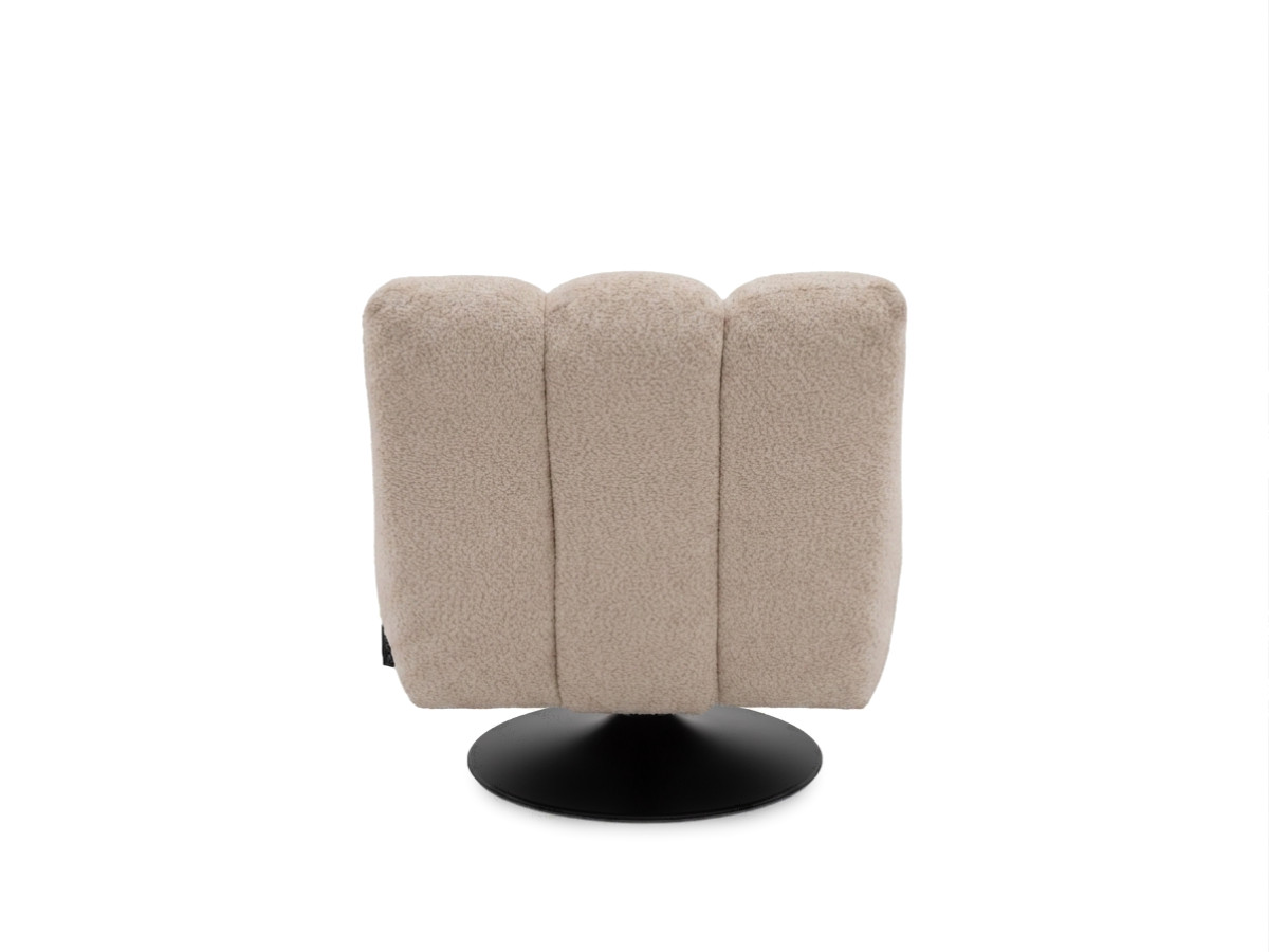 Bobochic Janissaire Sessel 79 × 89 cm Bouclé-Stoff Beige