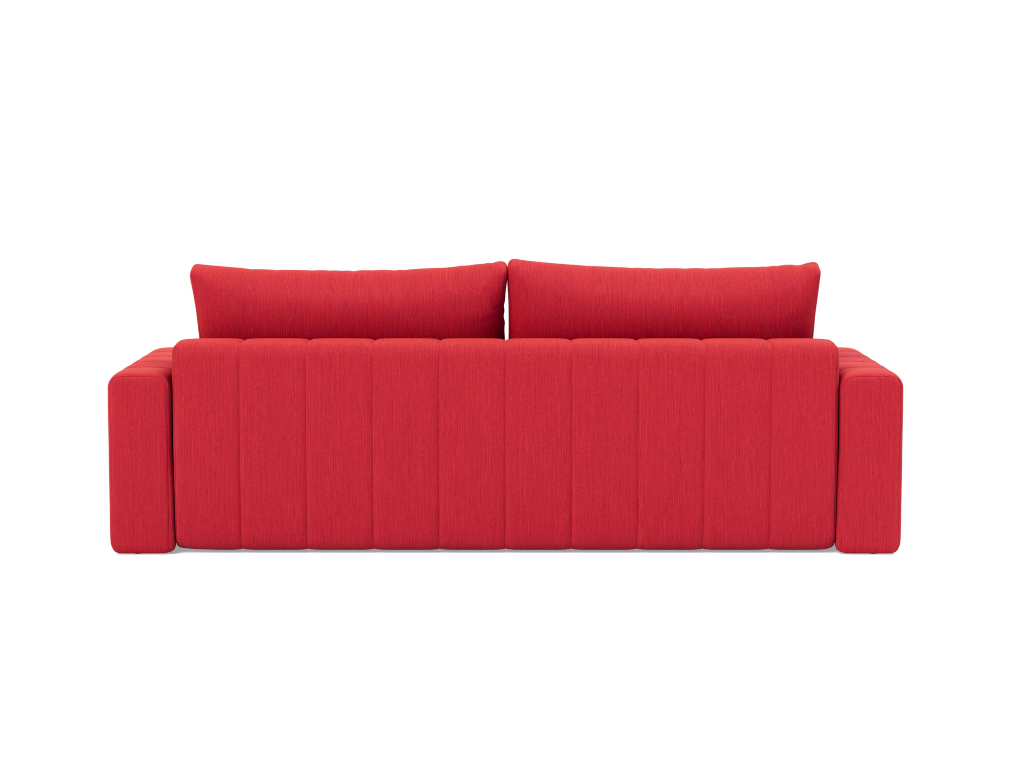 Schlafsofa Akello mit Armlehnen Flachgewebe Elegance 511-Red