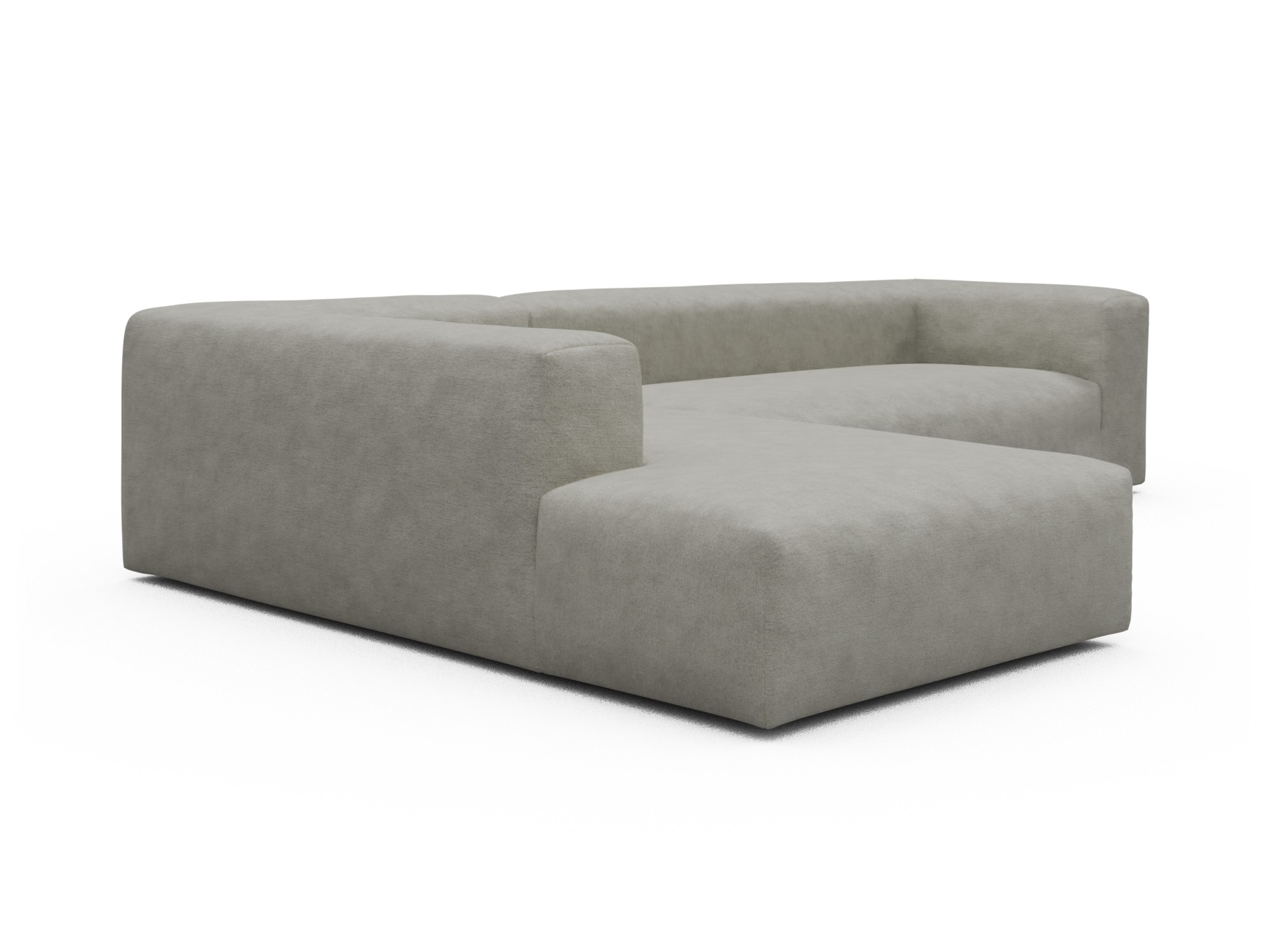 Skandi Home Ecksofa Fred Relax-Ecke links mit 2,5-Sitzer Carreno-Moon-Stone-White moebelfaktor