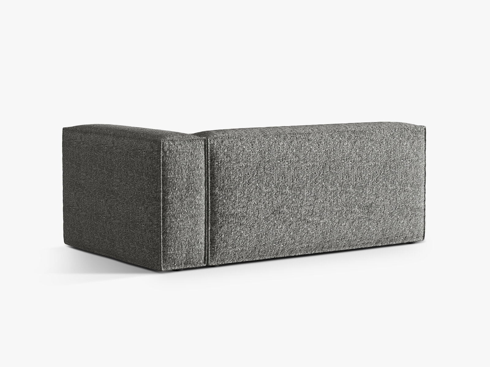 Micadoni Modul Nuria Groß 3-Sitzer Boucle Monet Graphit Rechts