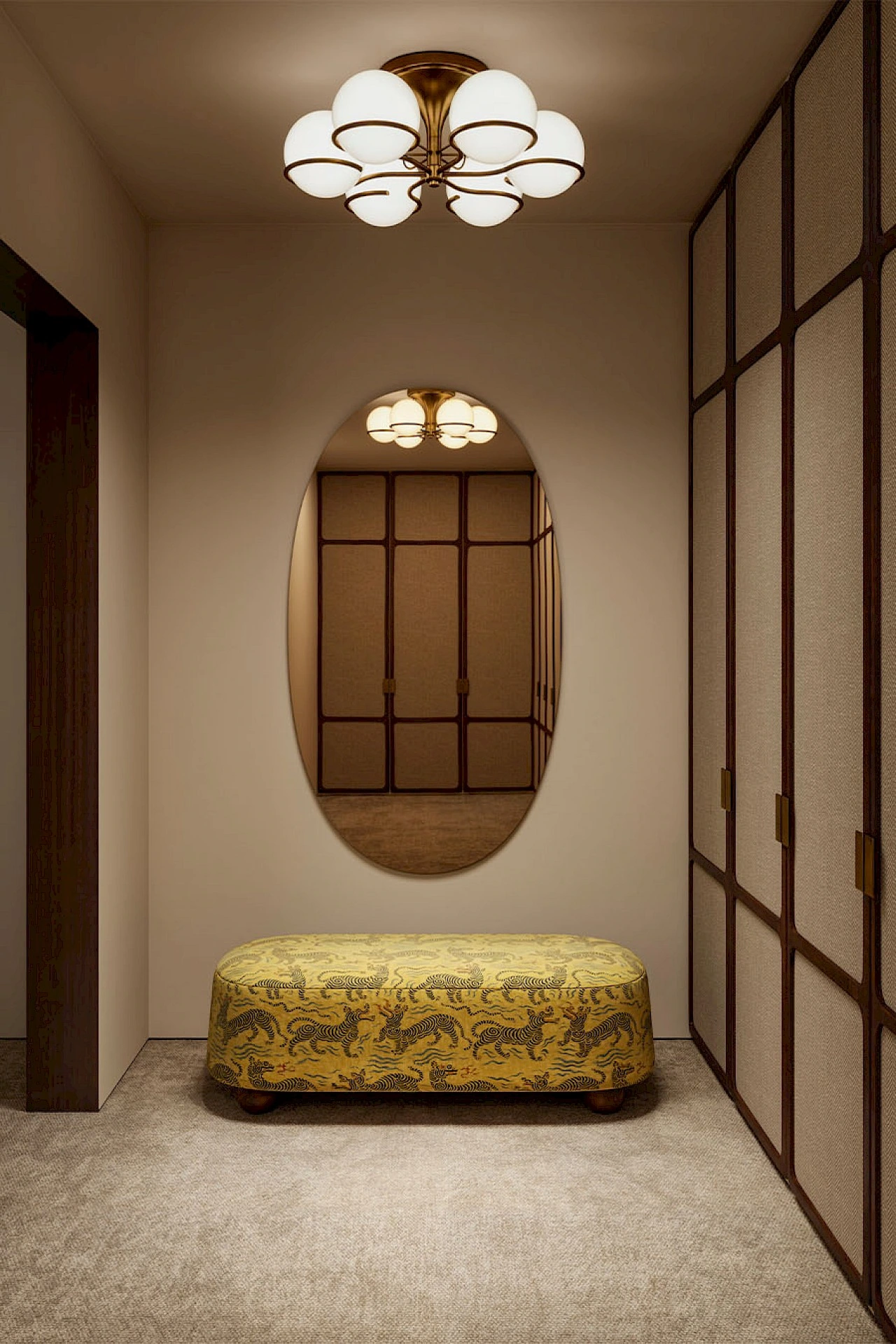 deKnudt Oval Bronze L – Raumansicht 3