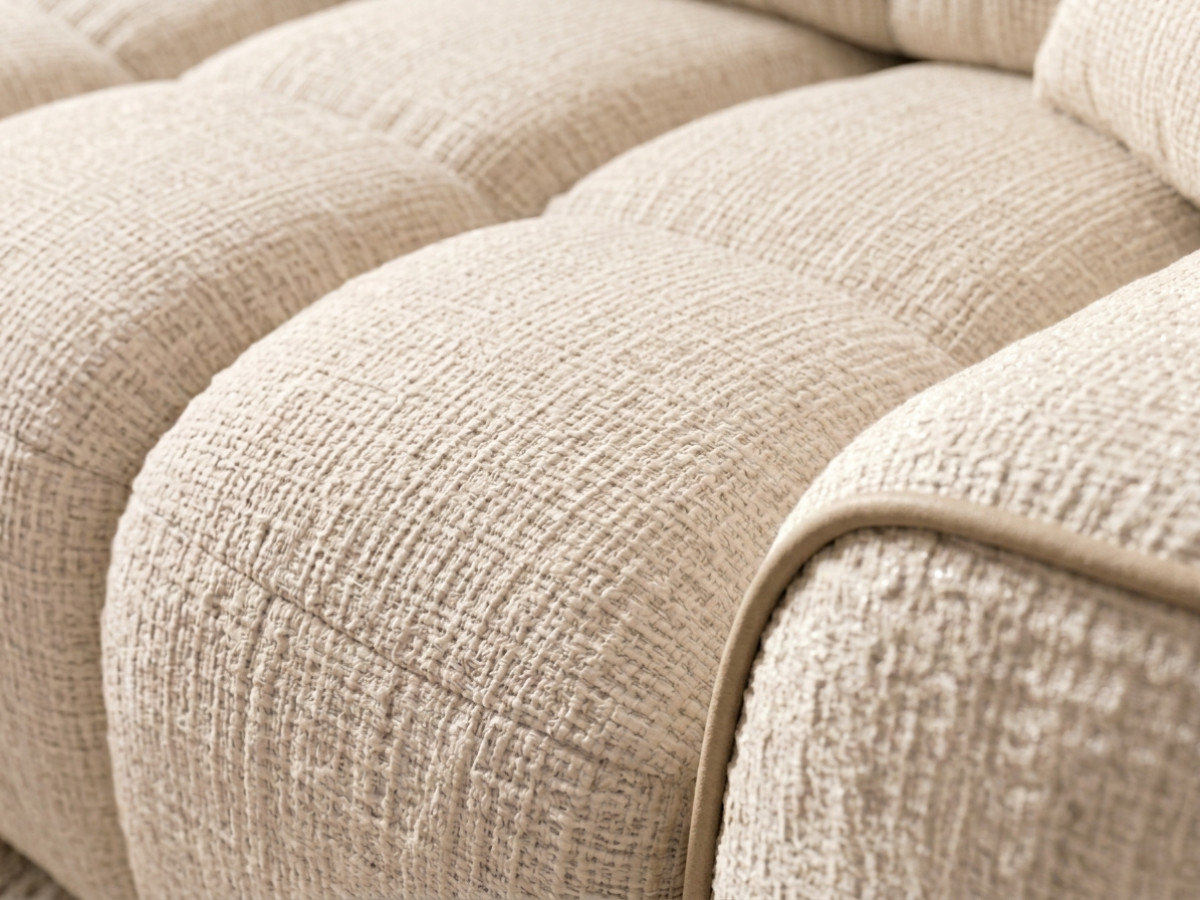 Bobochic Palais royal Sofa 3-Sitzer Chenille Beige