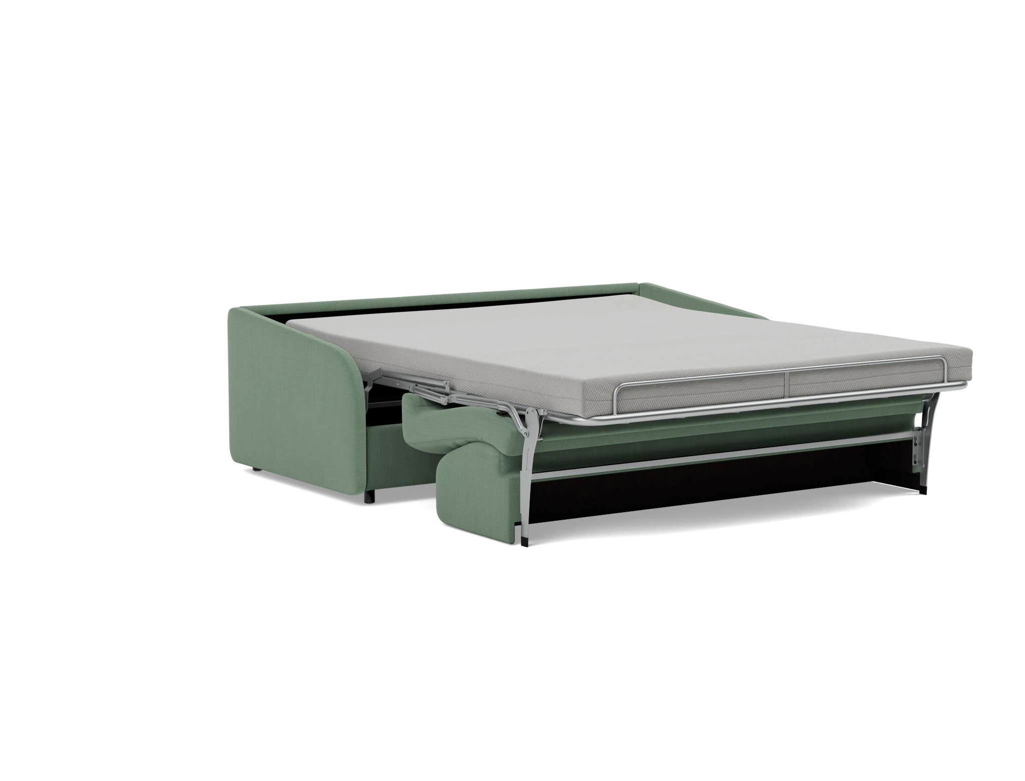 Schlafsofa Eivor mit Memory-Matratze 160 Flachgewebe Elegance 518-Green