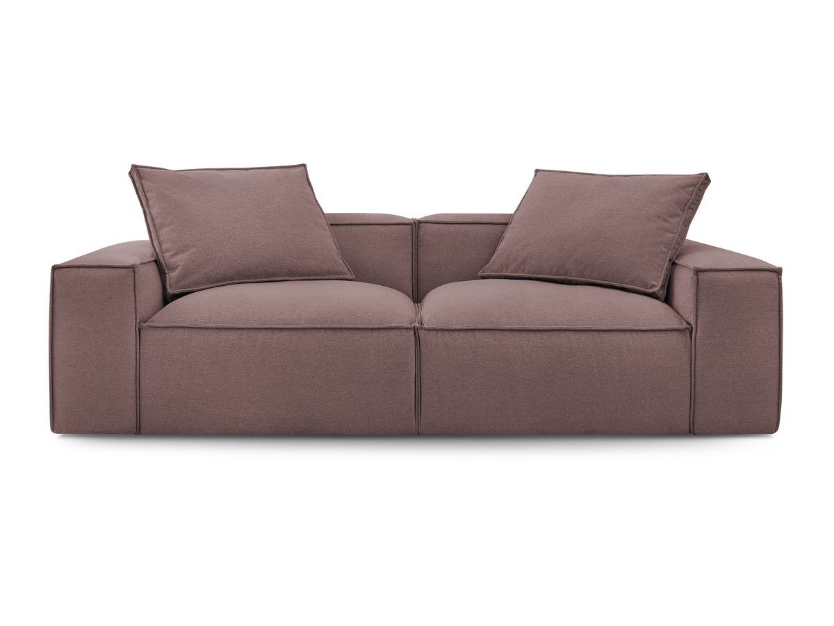Bobochic Boheme Sofa 3-Sitzer Melange-Stoff Rosa
