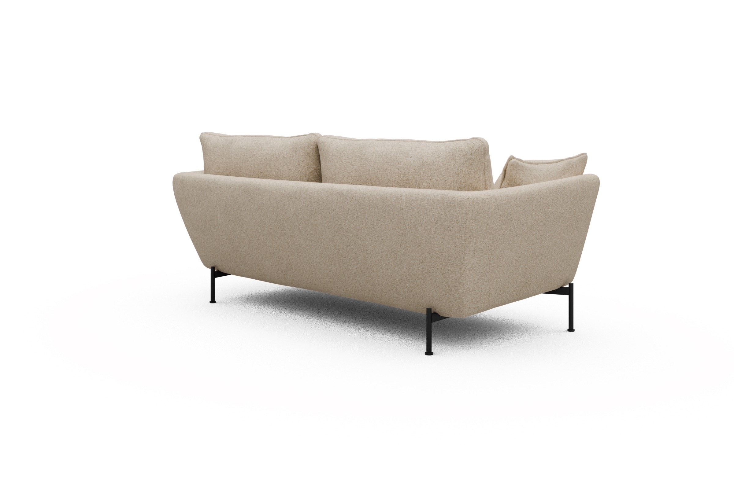 Sofa Anton 2-Sitzer Casone-Natural-Beige