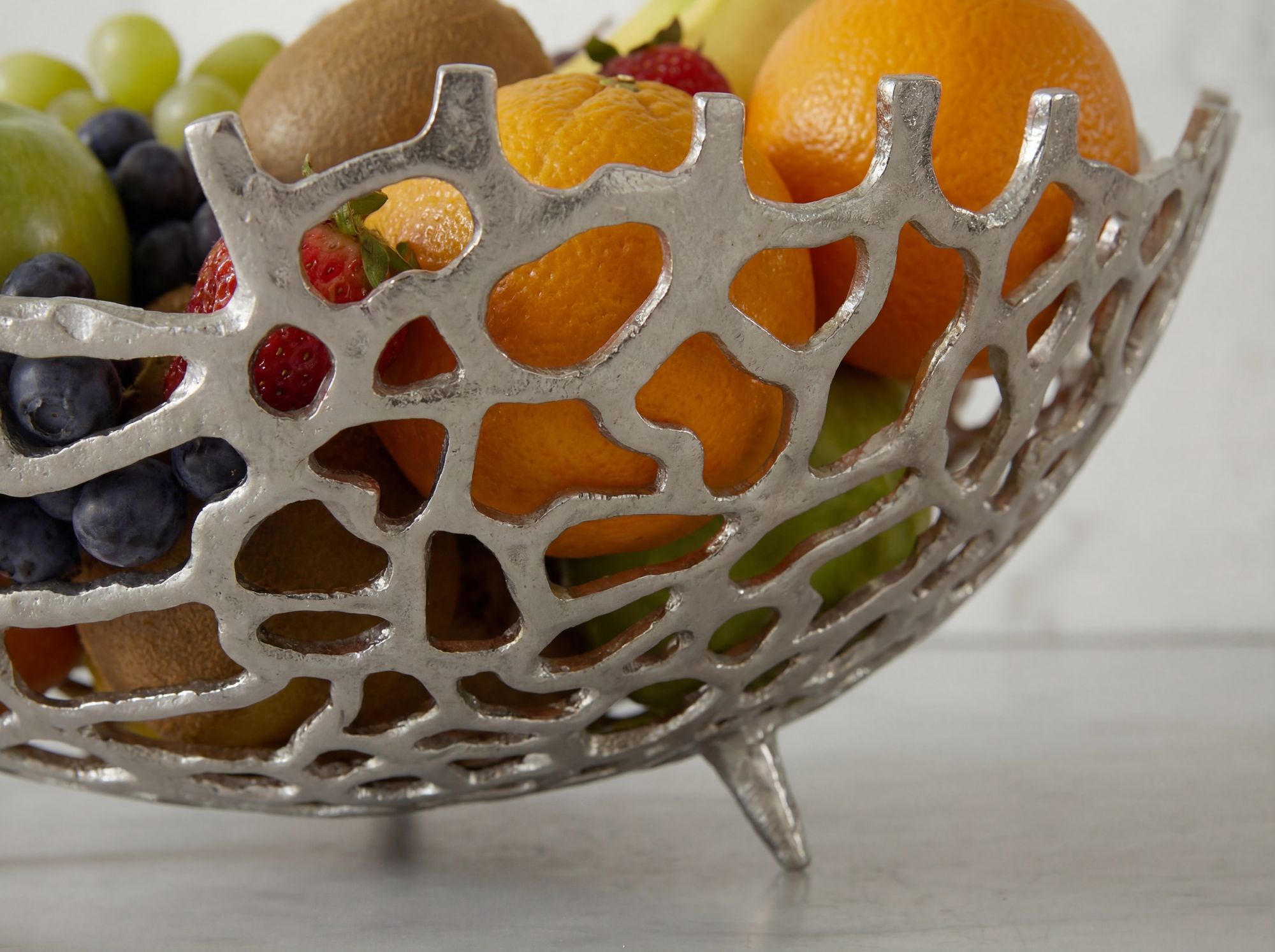 Dekoschale Lofot Aluminium Silber Ø 46 cm