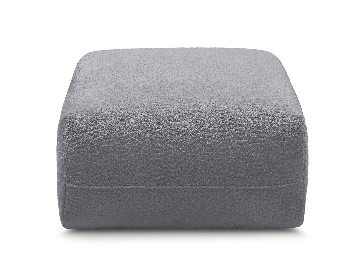 Bobochic Anda Pouf Chenille Grau