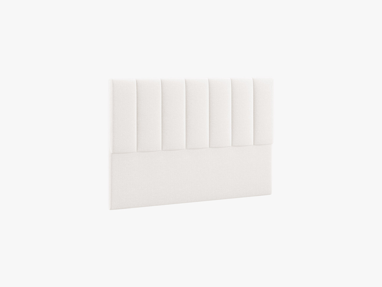 Micadoni Marl Samtiger Kopfteil 140 cm (H 95 cm) Chenille Eden Helles Beige 140x95