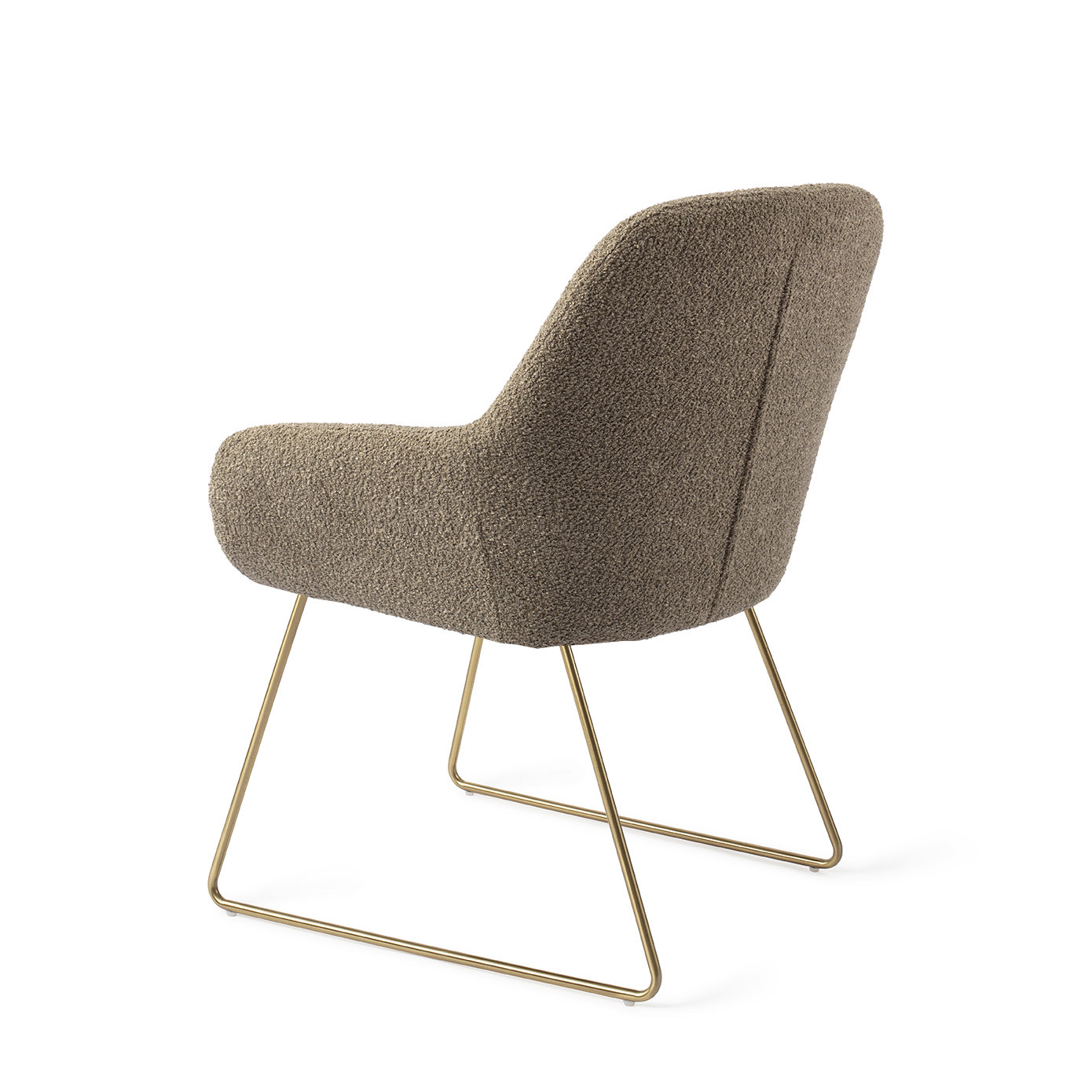 Jesper Home Esszimmerstuhl Kushi Moss Meadow Slide Gold