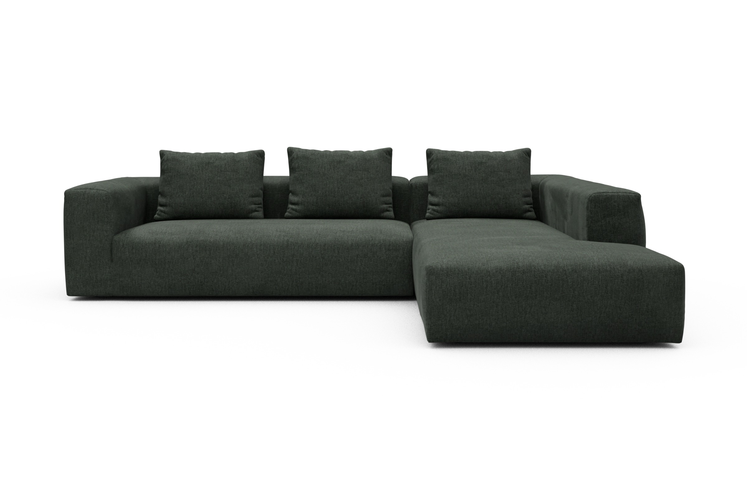 Skandi Home Ecksofa Fred Relax-Ecke rechts mit 2,5-Sitzer Aivi-Pine-Green moebelfaktor