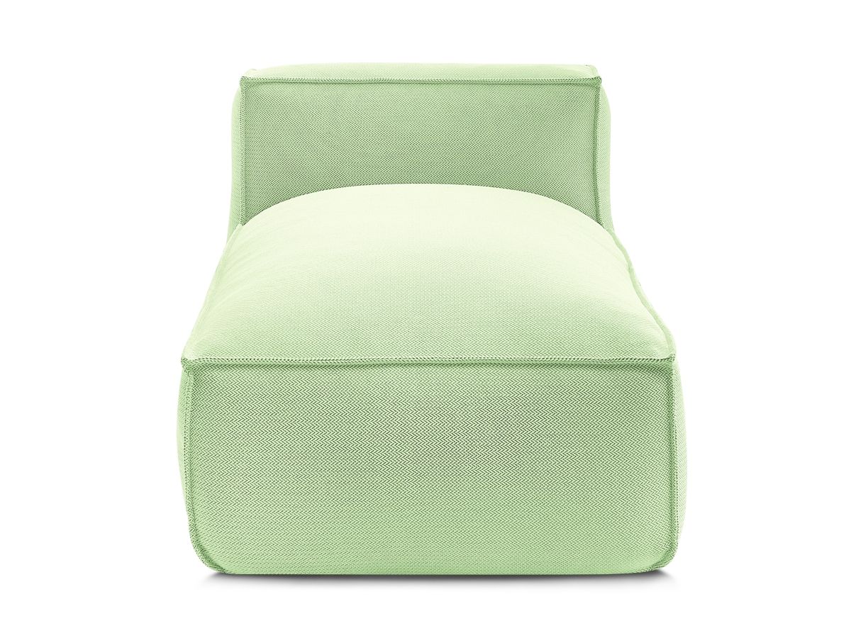 Bobochic Biarritz Méridienne-Modul Melange-Stoff Grün