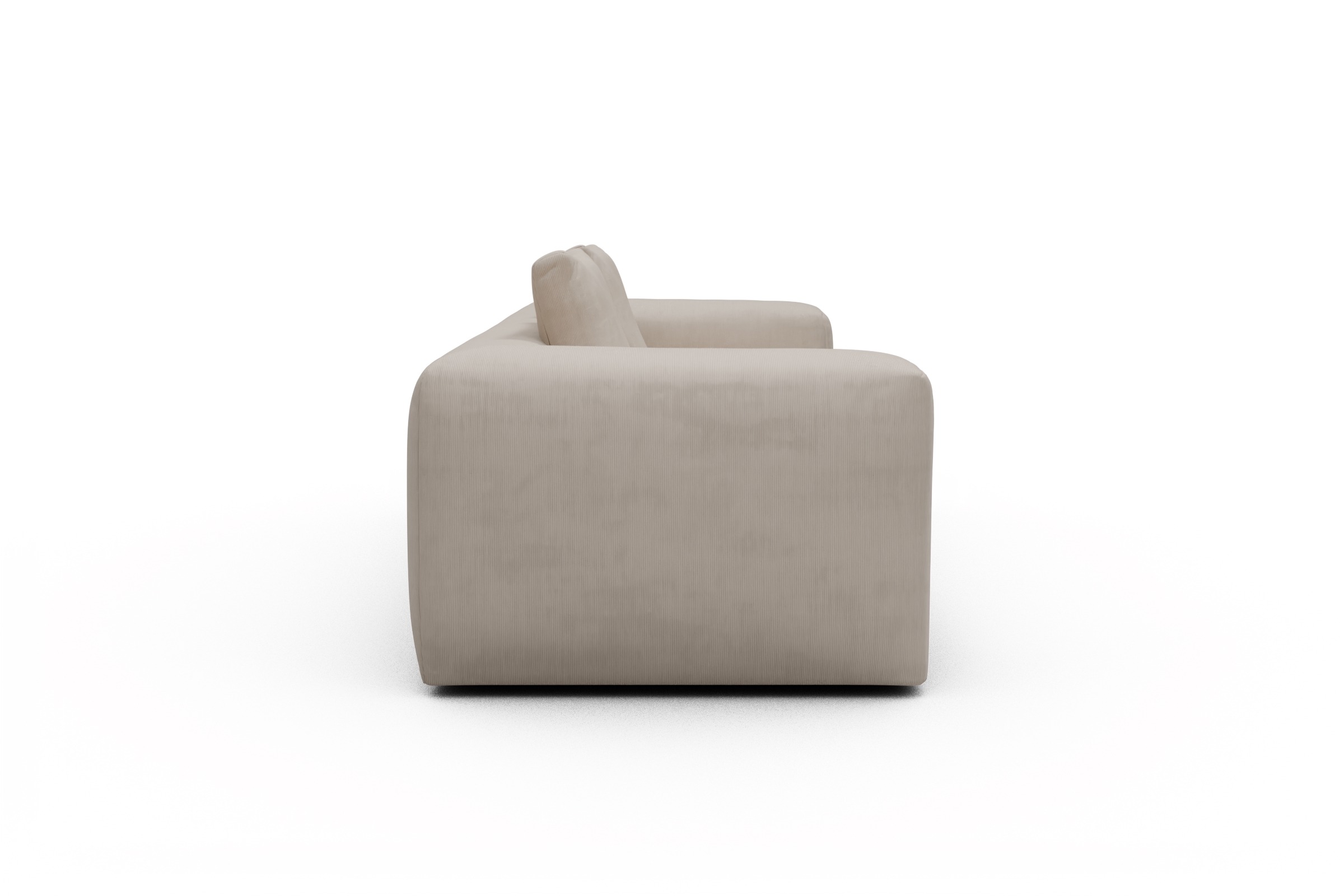 Sofa Fred 3-Sitzer Cordufine-Off-White