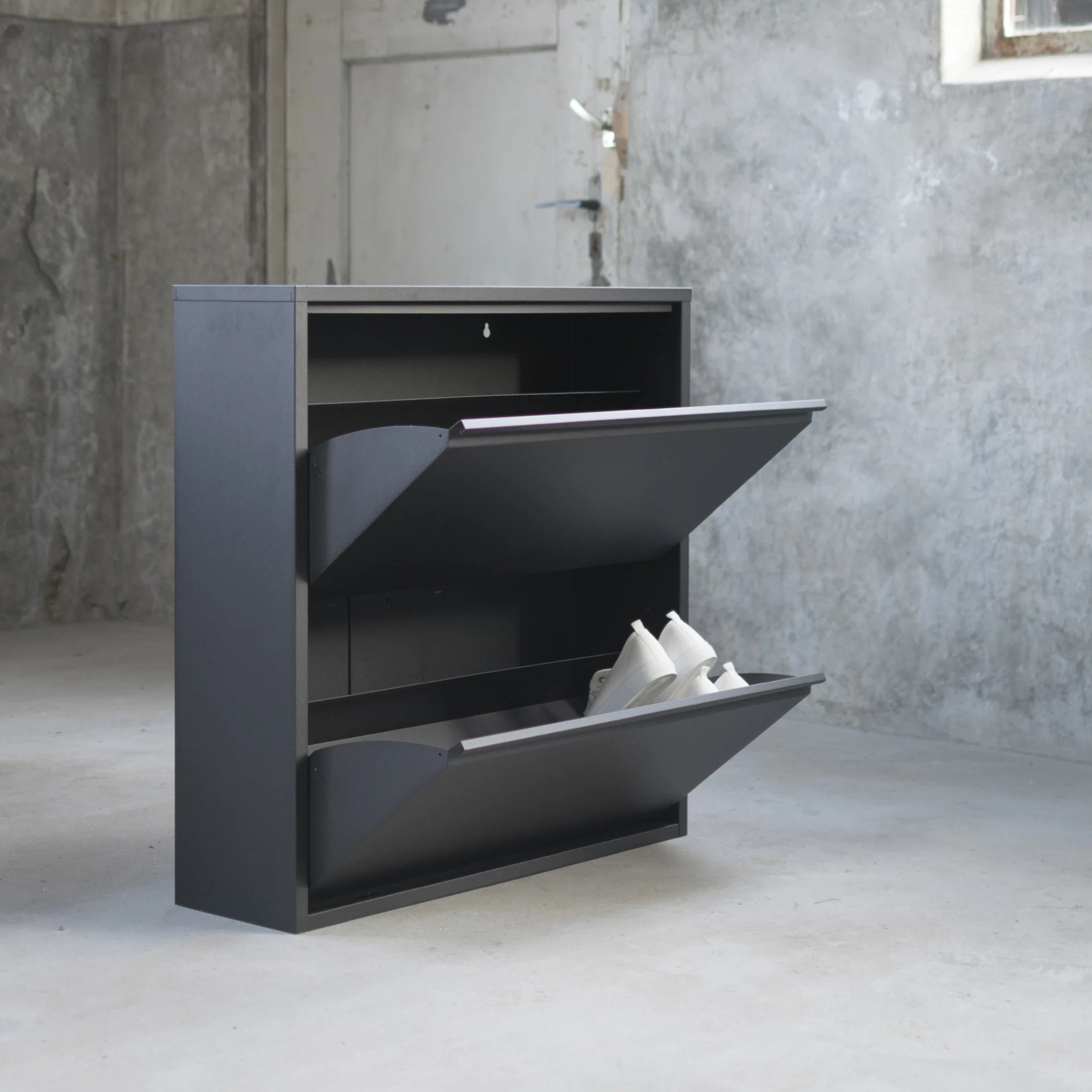 Spinder Design Schuhschrank Billy 2 Schwarz