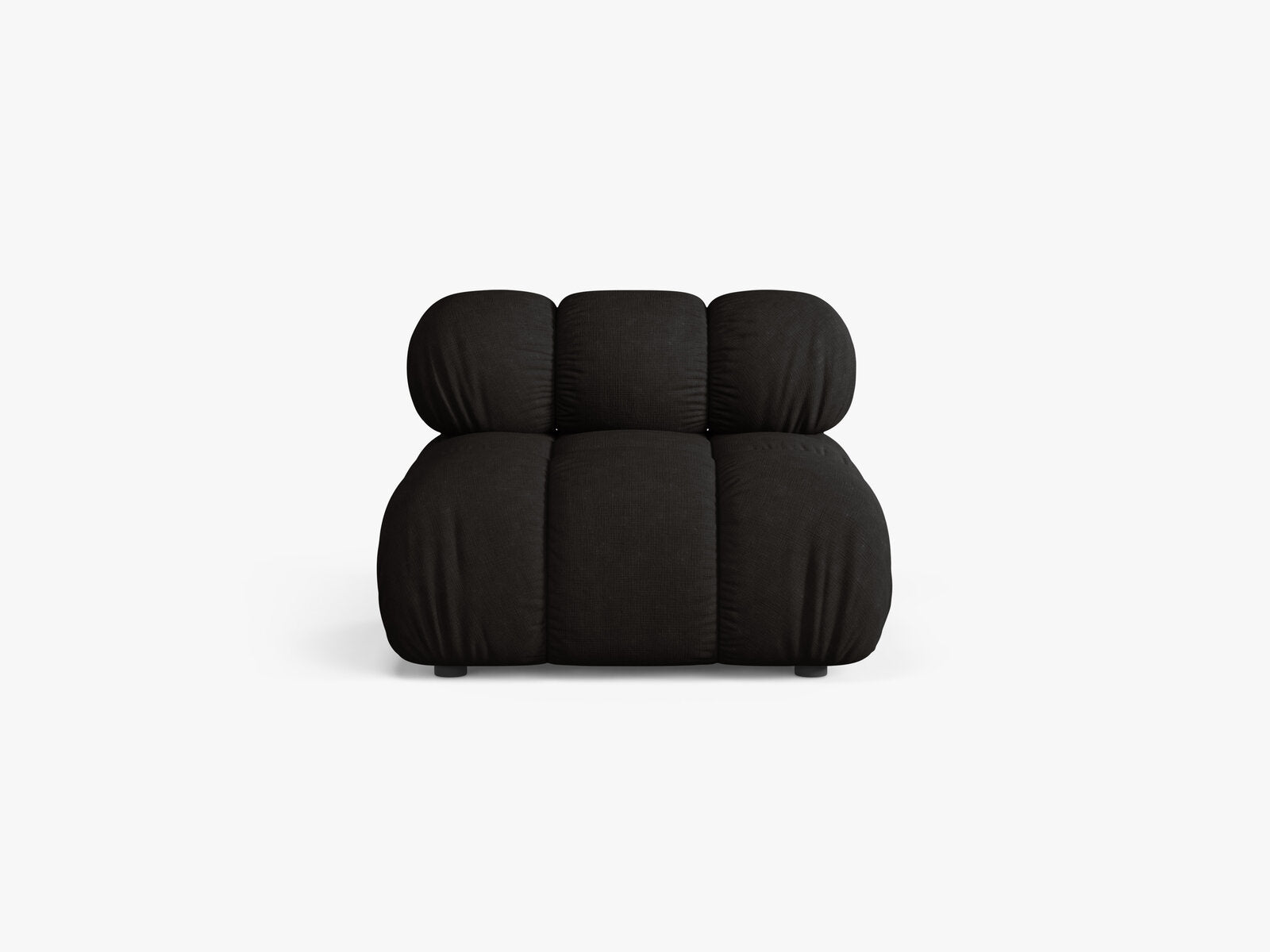 Micadoni Armloses Modul Bellis Strukturierter Stoff Liberty Schwarz