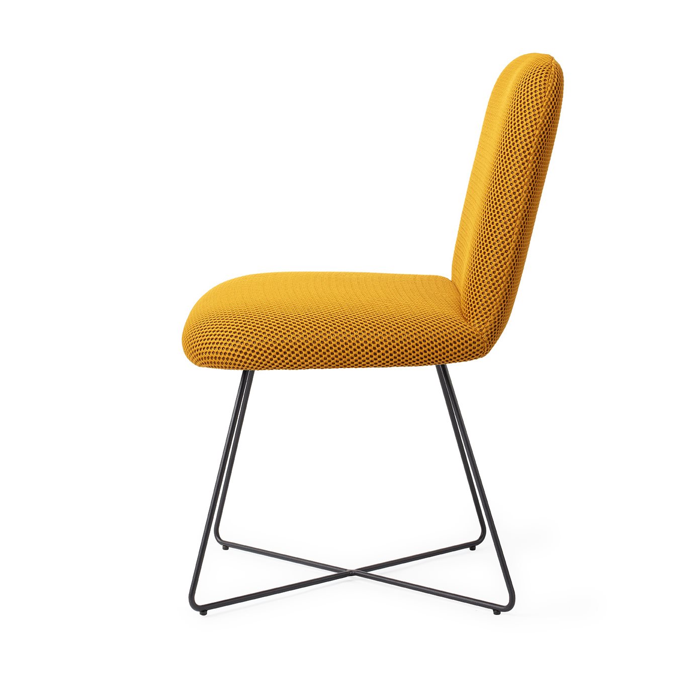 Jesper Home Esszimmerstuhl Taiwa Groovy-Garam Cross Schwarz